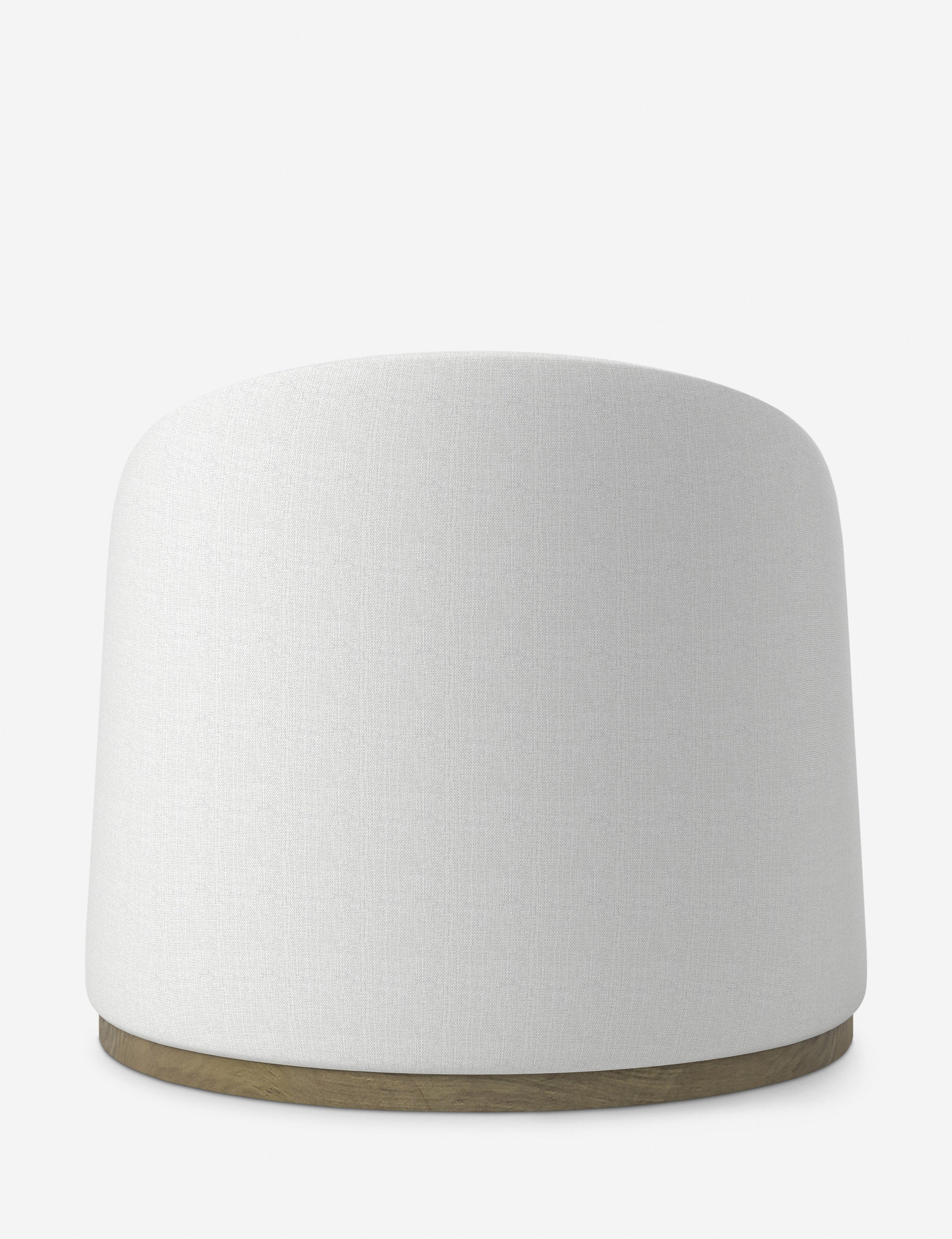 Back of the Macallister shelf seat accent chair