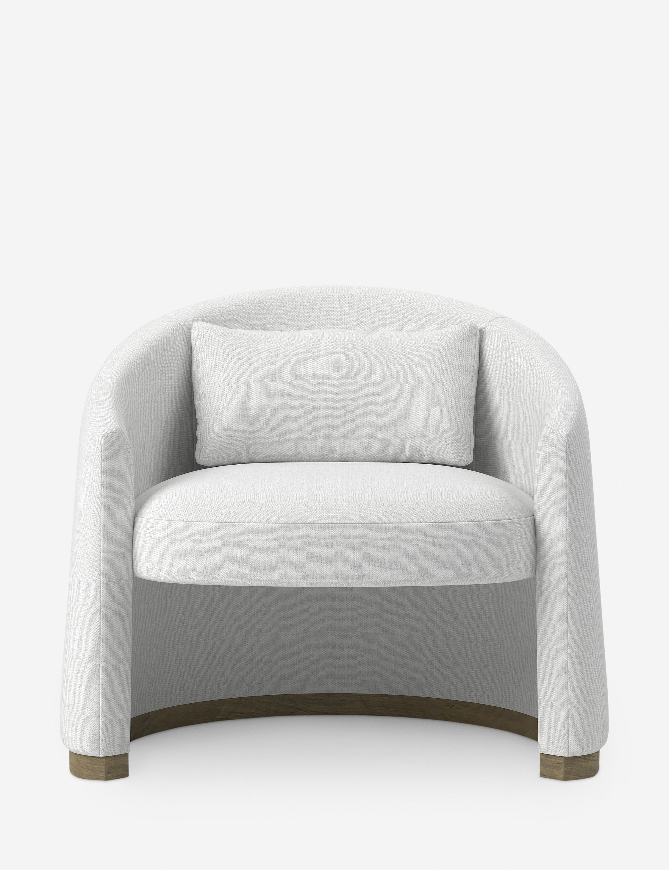 Macallister shelf seat accent chair