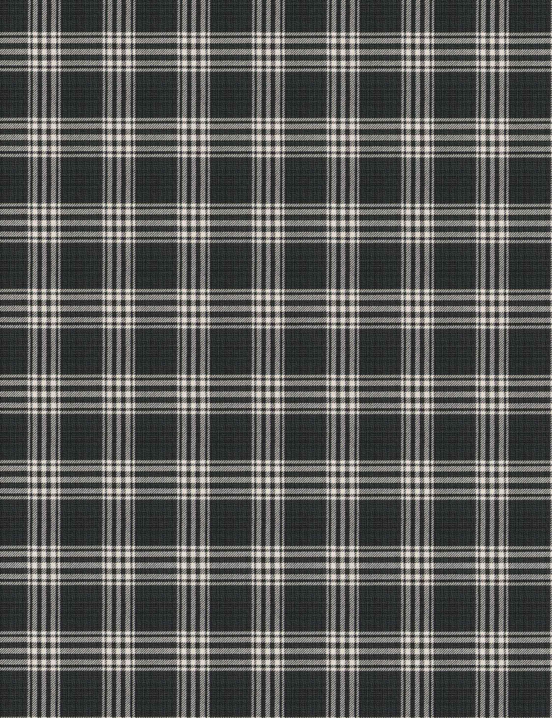The Prep School Plaid fabric on the Bailee ottoman