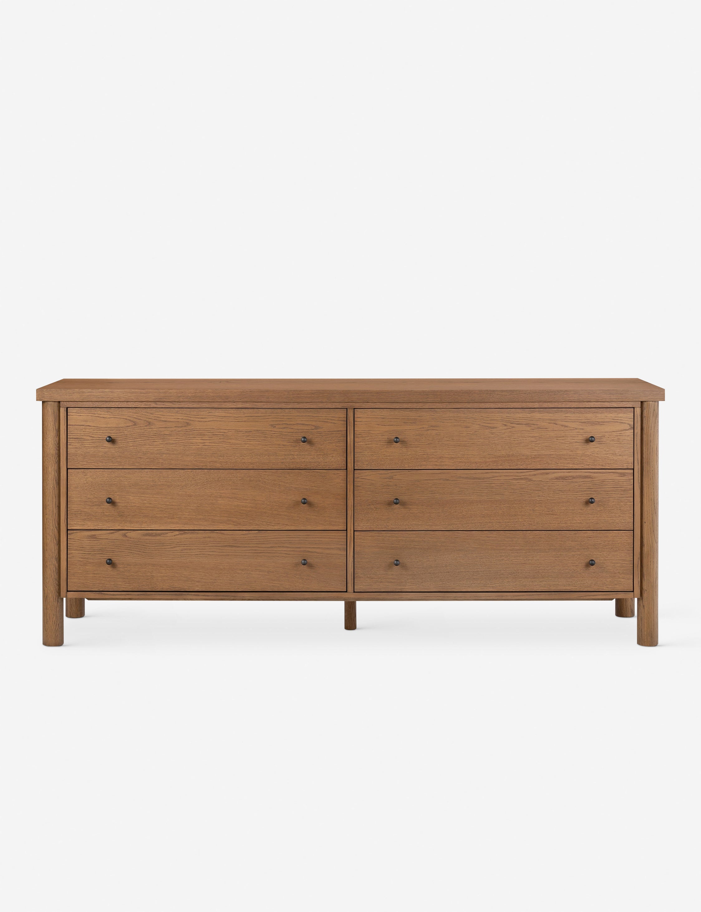 Kisner natural grain oak dresser.