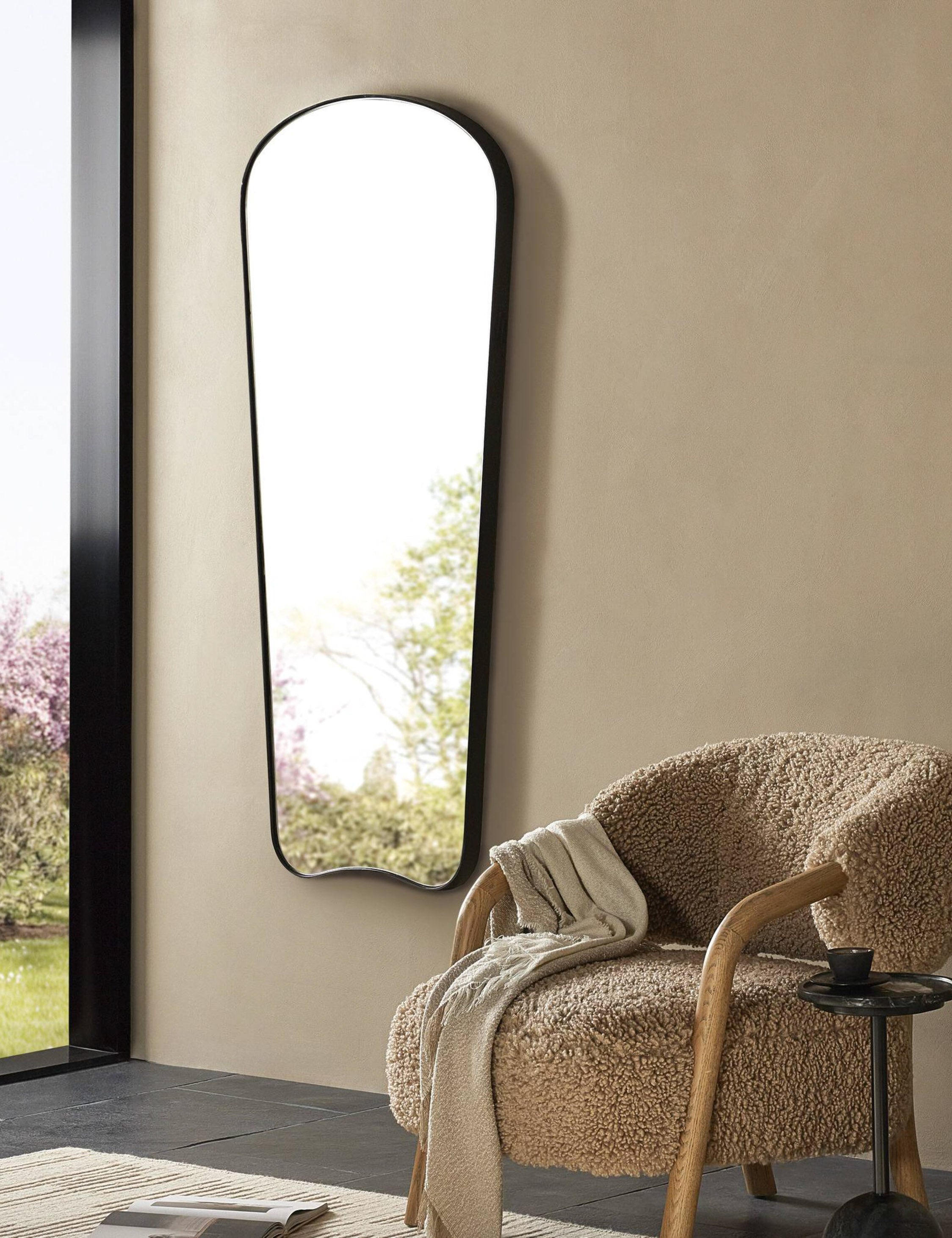 Kitsa Full Length Mirror : Brass