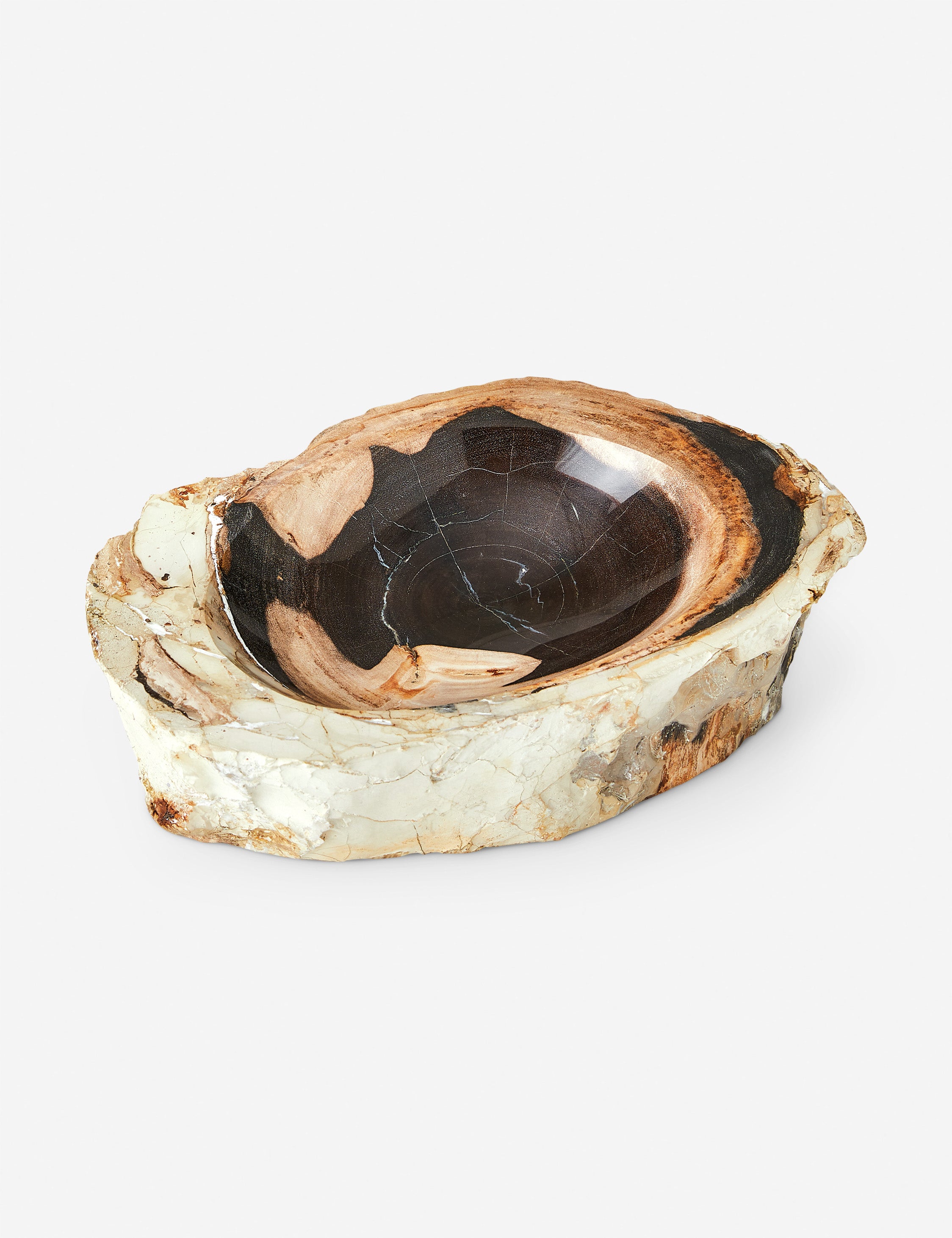 Arriaga petrified wood bowl.