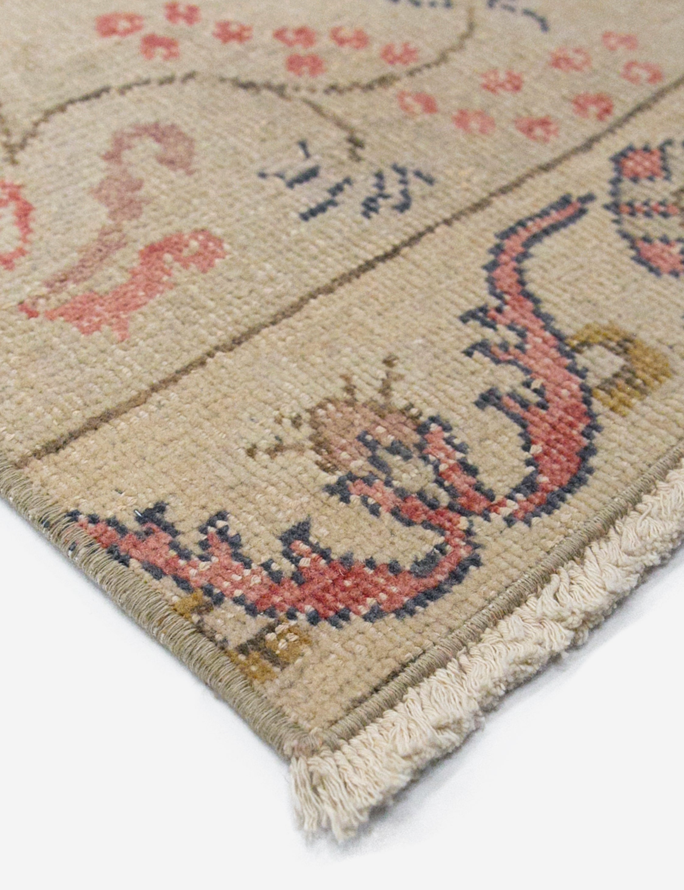 Vintage Turkish Hand-Knotted Wool Runner Rug No. 207, 2'5