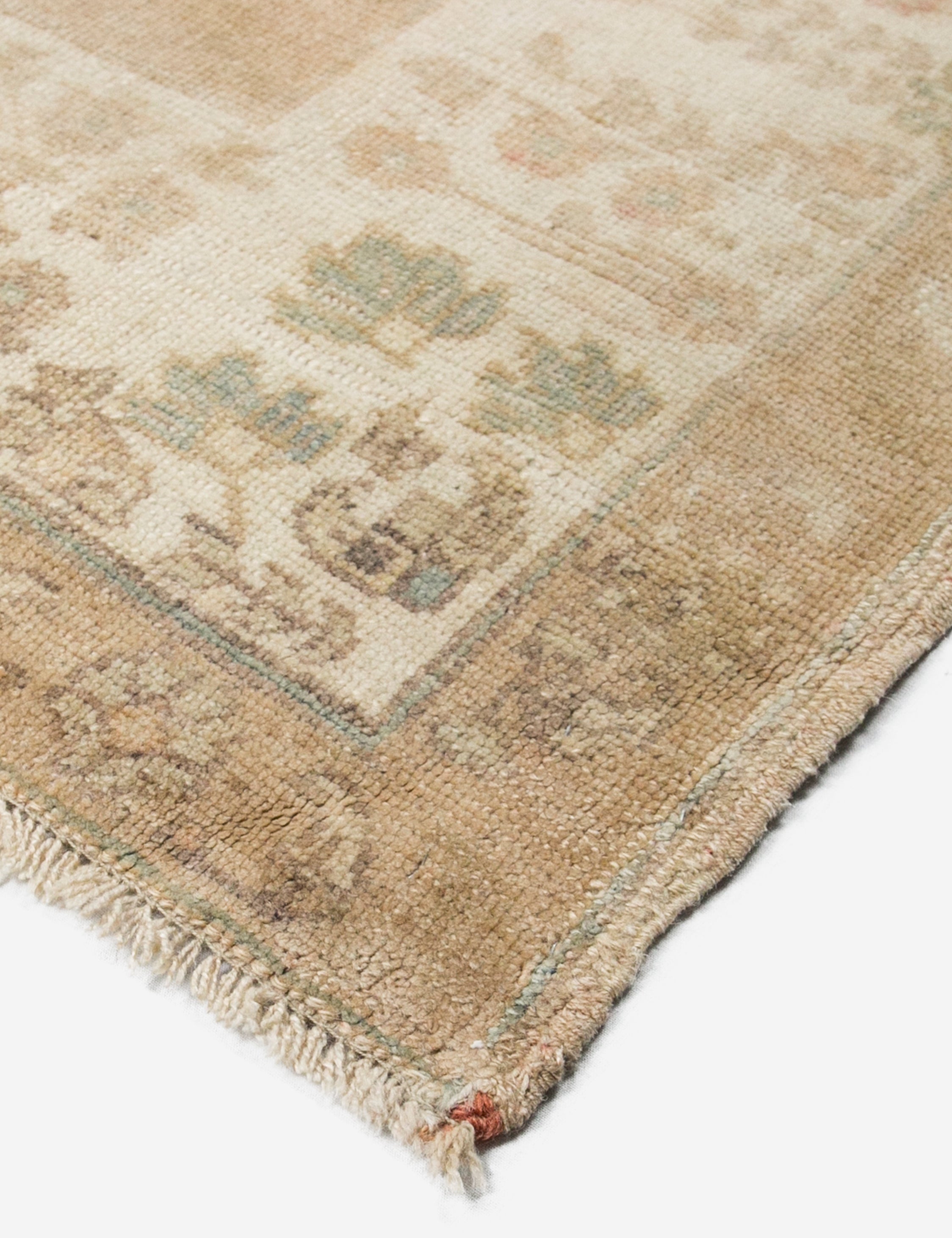 Vintage Turkish Hand-Knotted Wool Rug No. 371, 5'1