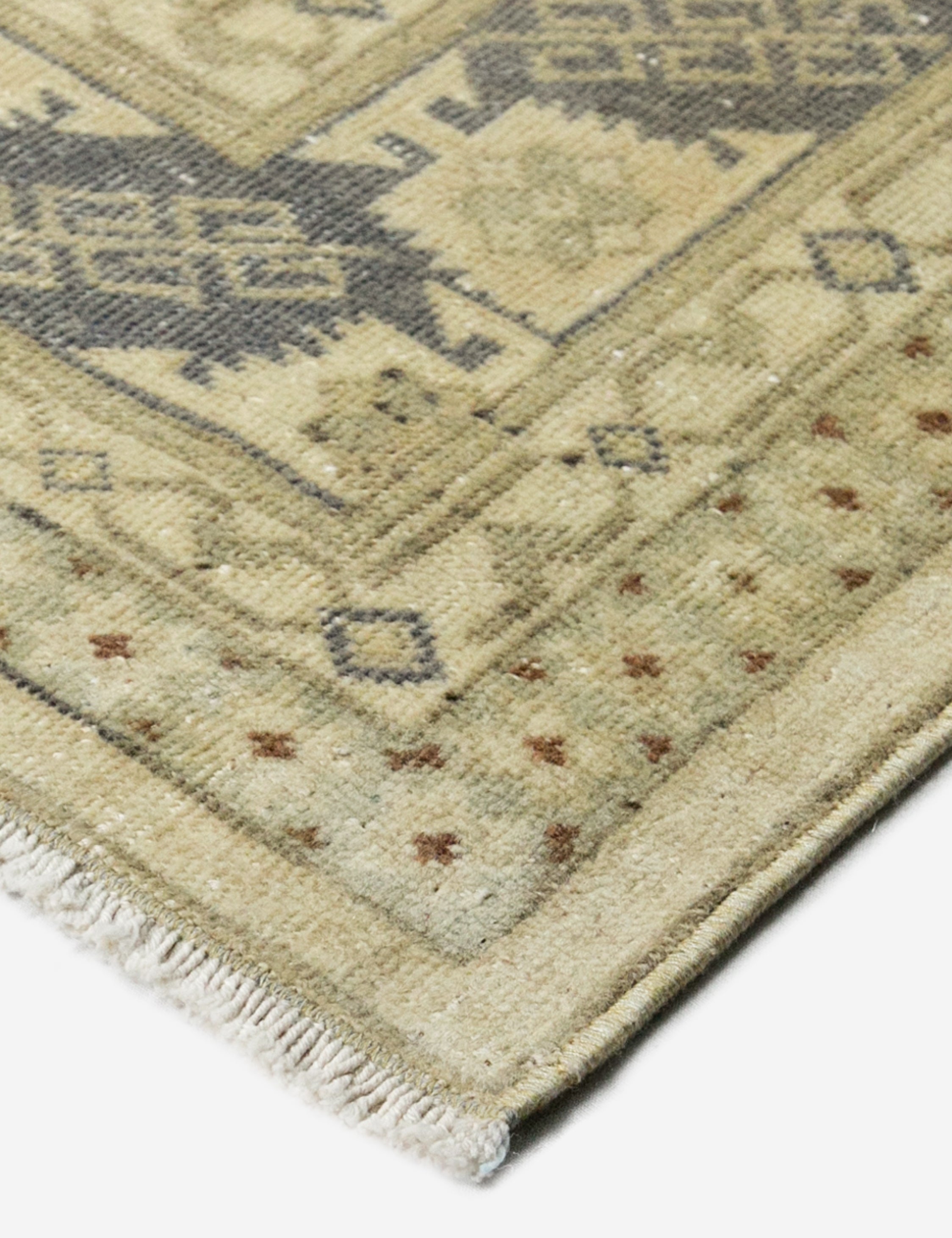 Vintage Turkish Hand-Knotted Wool Rug No. 382, 6'5