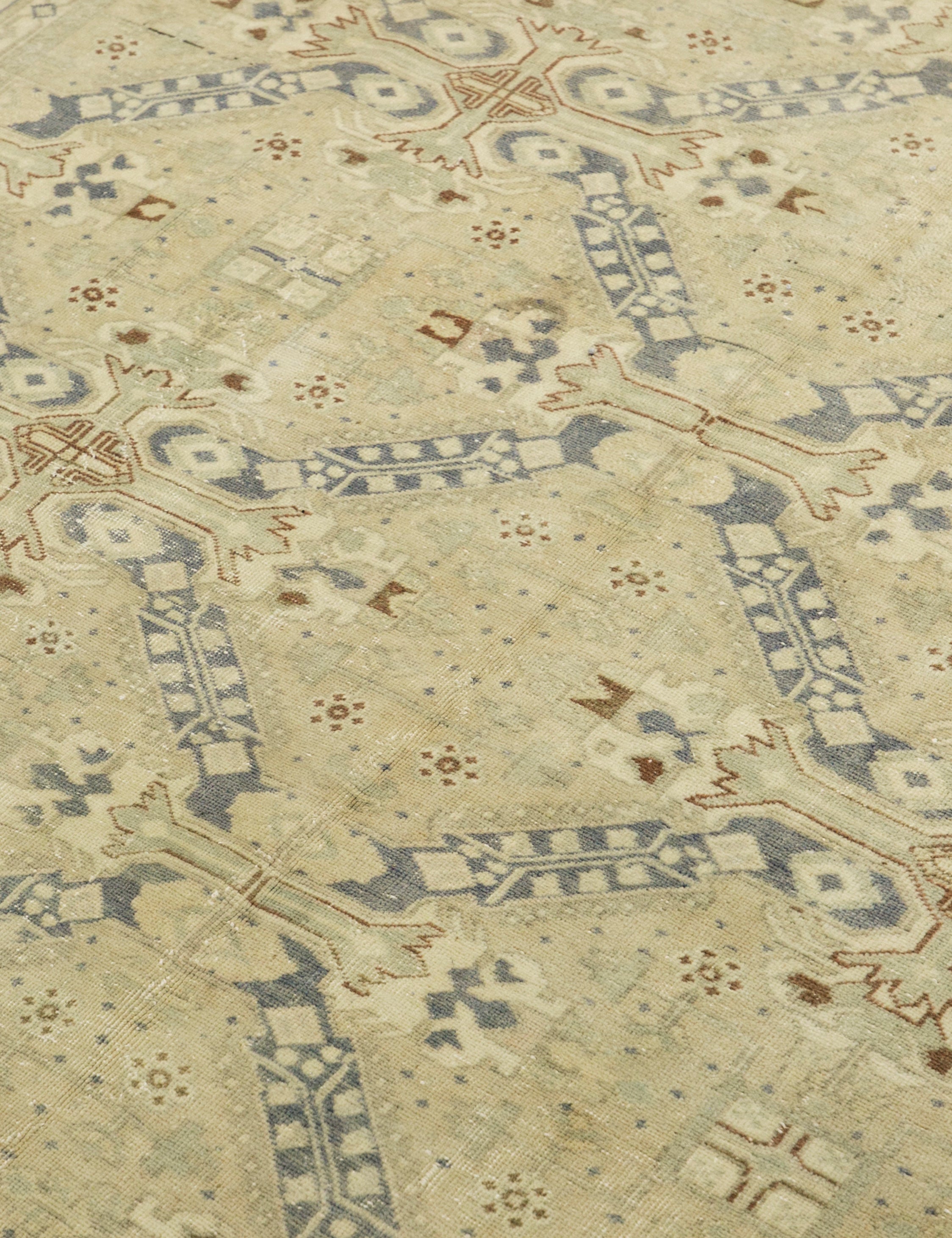Vintage Turkish Hand-Knotted Wool Rug No. 382, 6'5