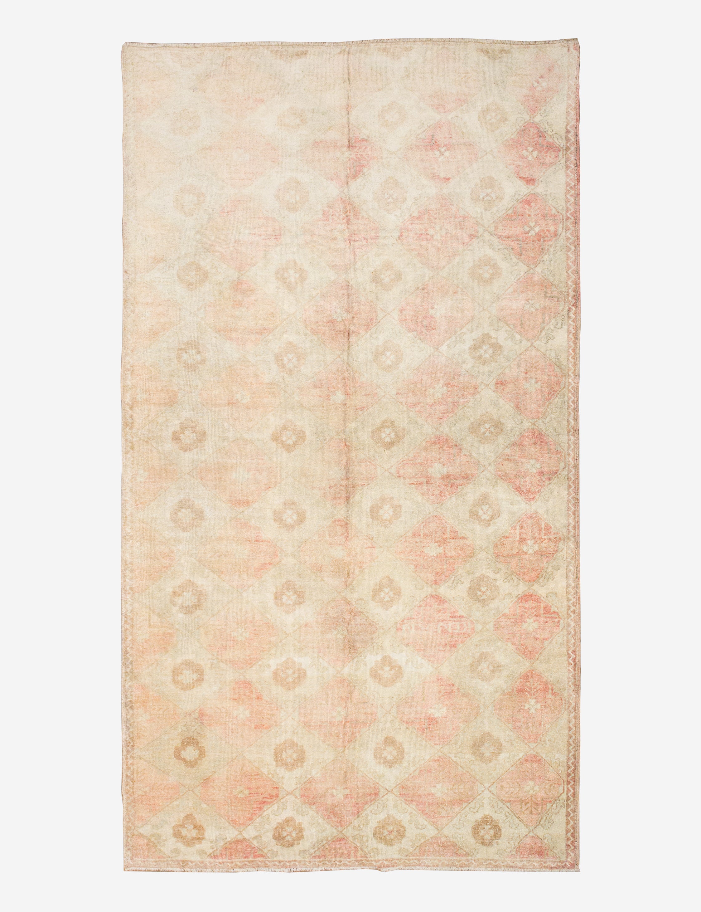 Vintage Turkish Hand-Knotted Wool Rug No. 380, 6'4