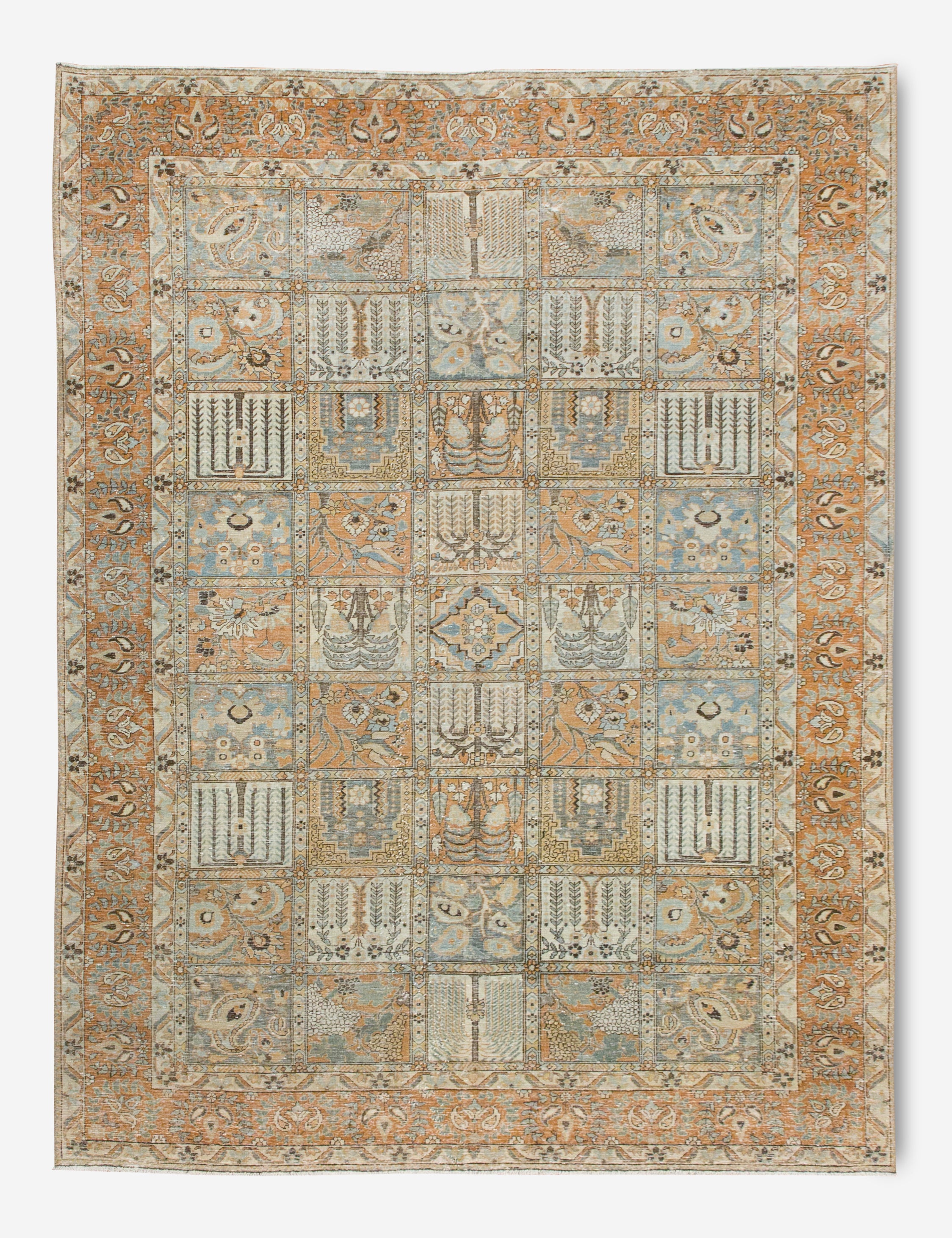 Vintage Turkish Hand-Knotted Wool Rug No. 377, 6'11