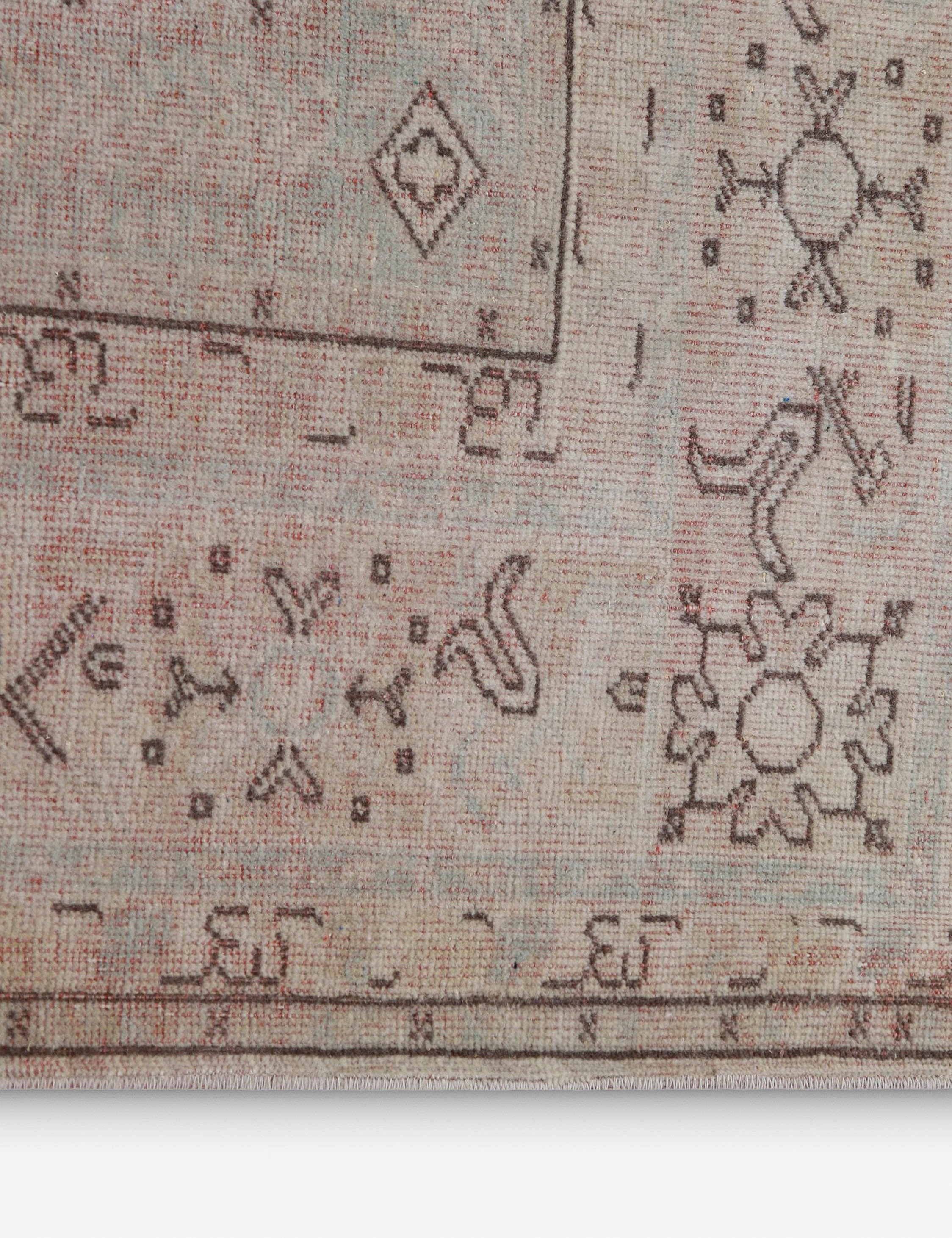 Vintage Turkish Hand-Knotted Wool Rug No. 404, 6' x 8'7