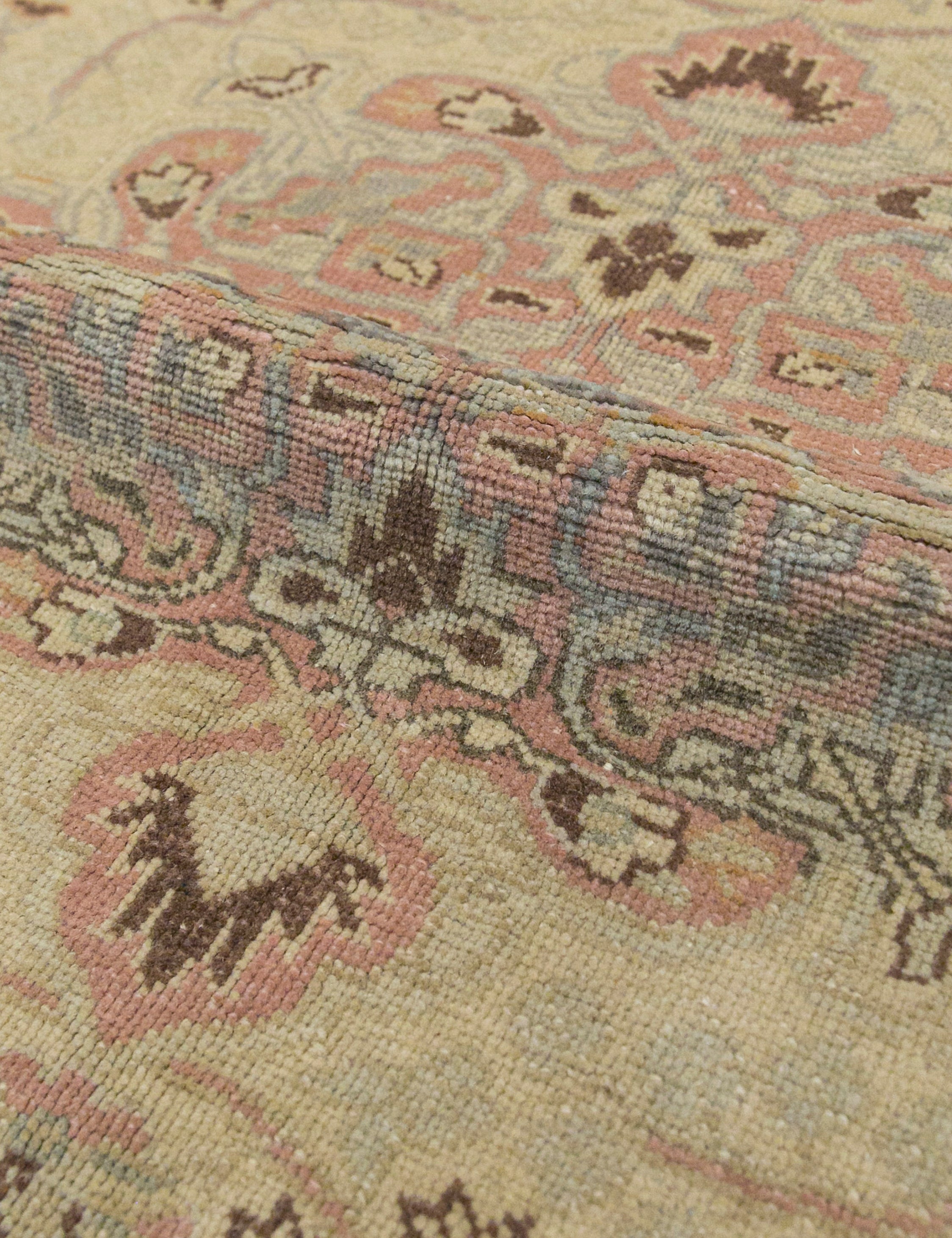 Vintage Turkish Hand-Knotted Wool Rug No. 440, 6'7