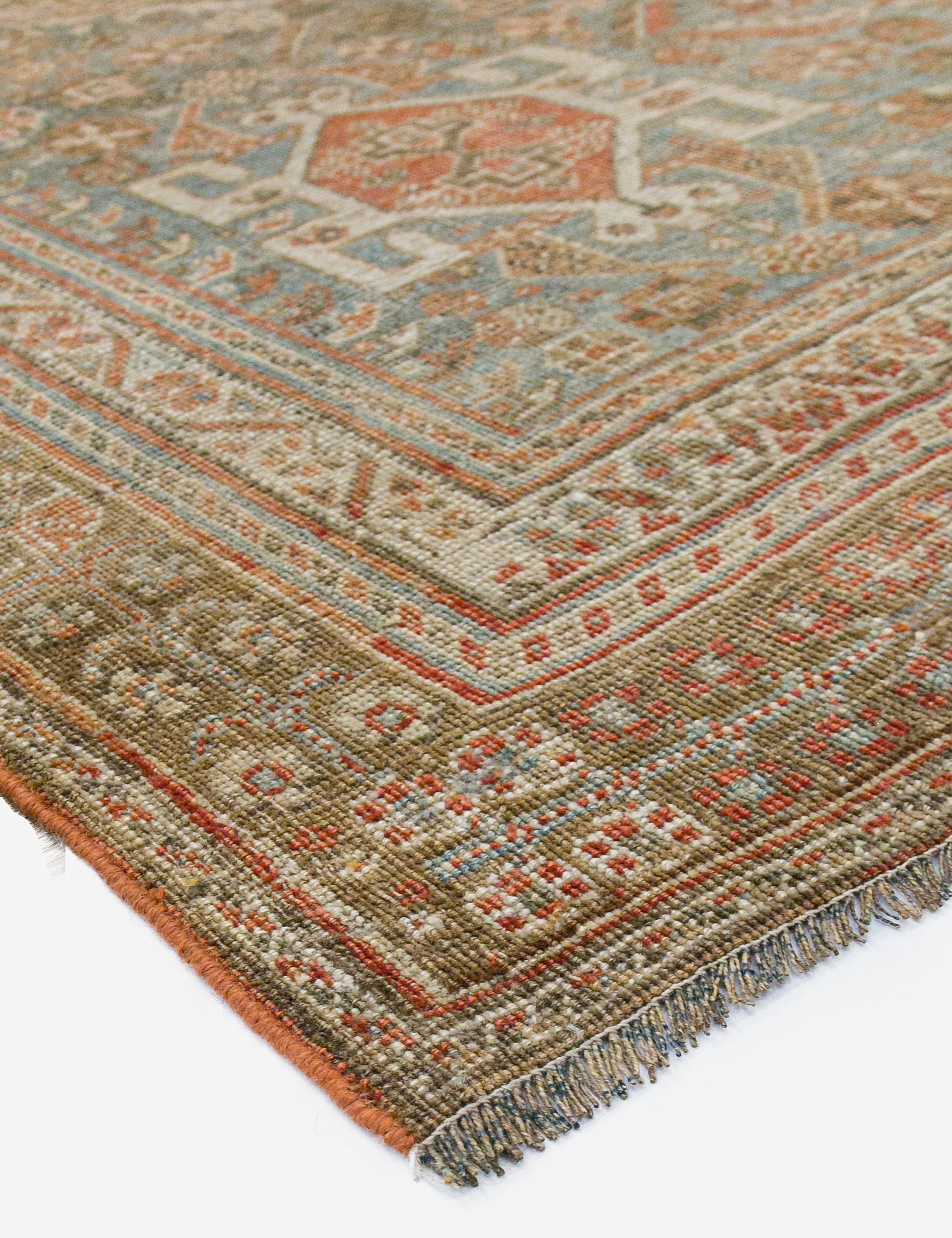 Vintage Turkish Hand-Knotted Wool Rug No. 443, 6'4