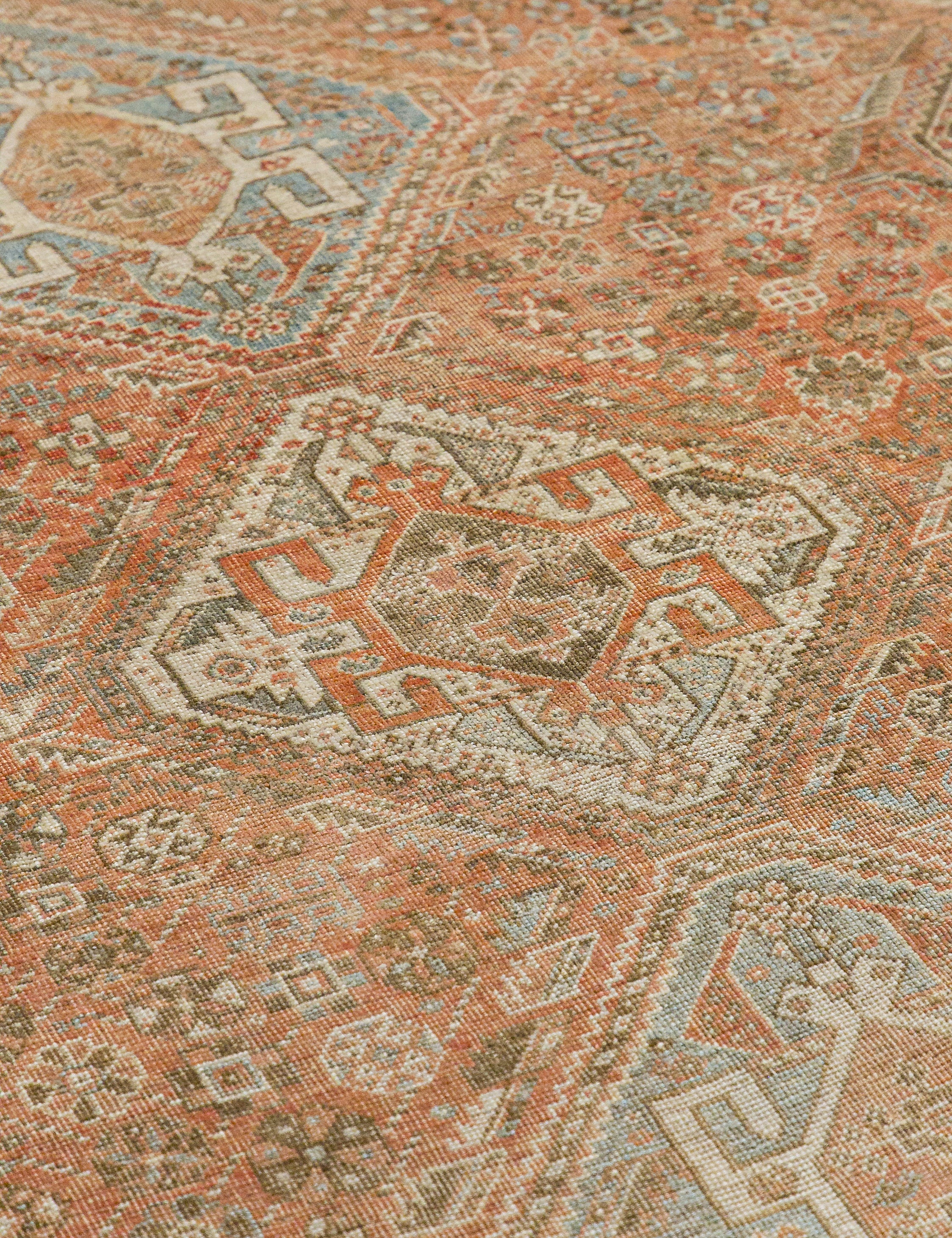 Vintage Turkish Hand-Knotted Wool Rug No. 443, 6'4