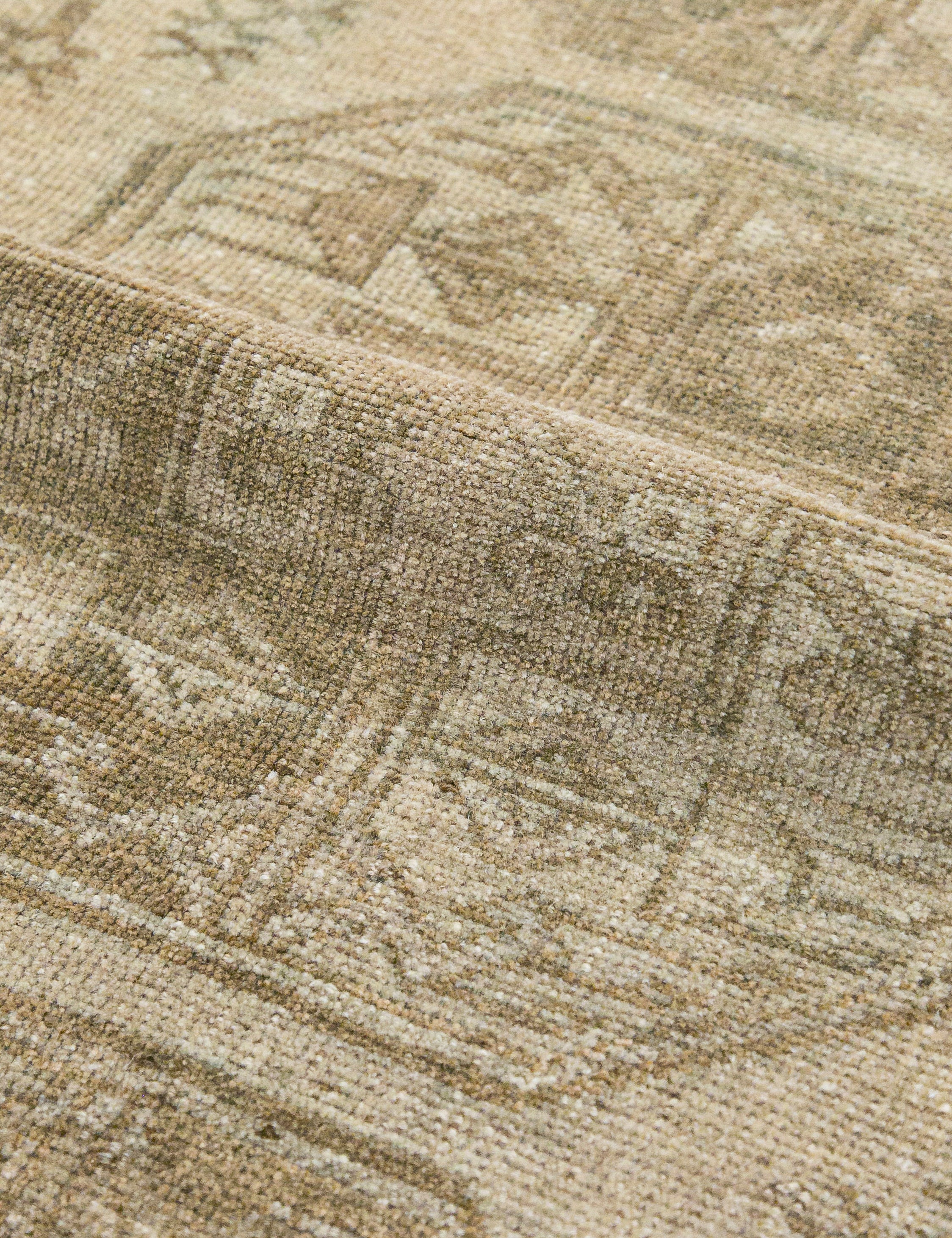 Vintage Turkish Hand-Knotted Wool Rug No. 444, 7'5