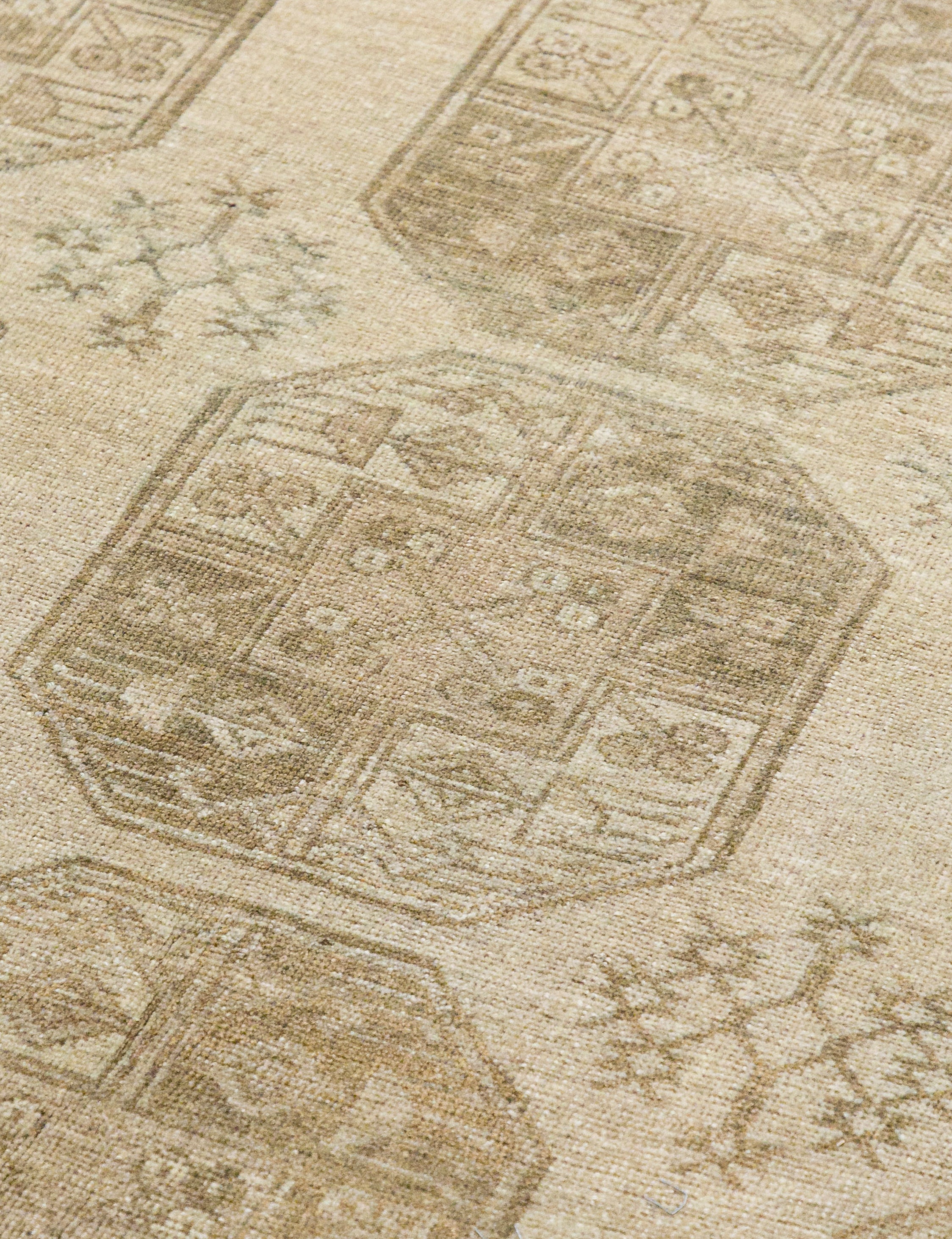 Vintage Turkish Hand-Knotted Wool Rug No. 444, 7'5