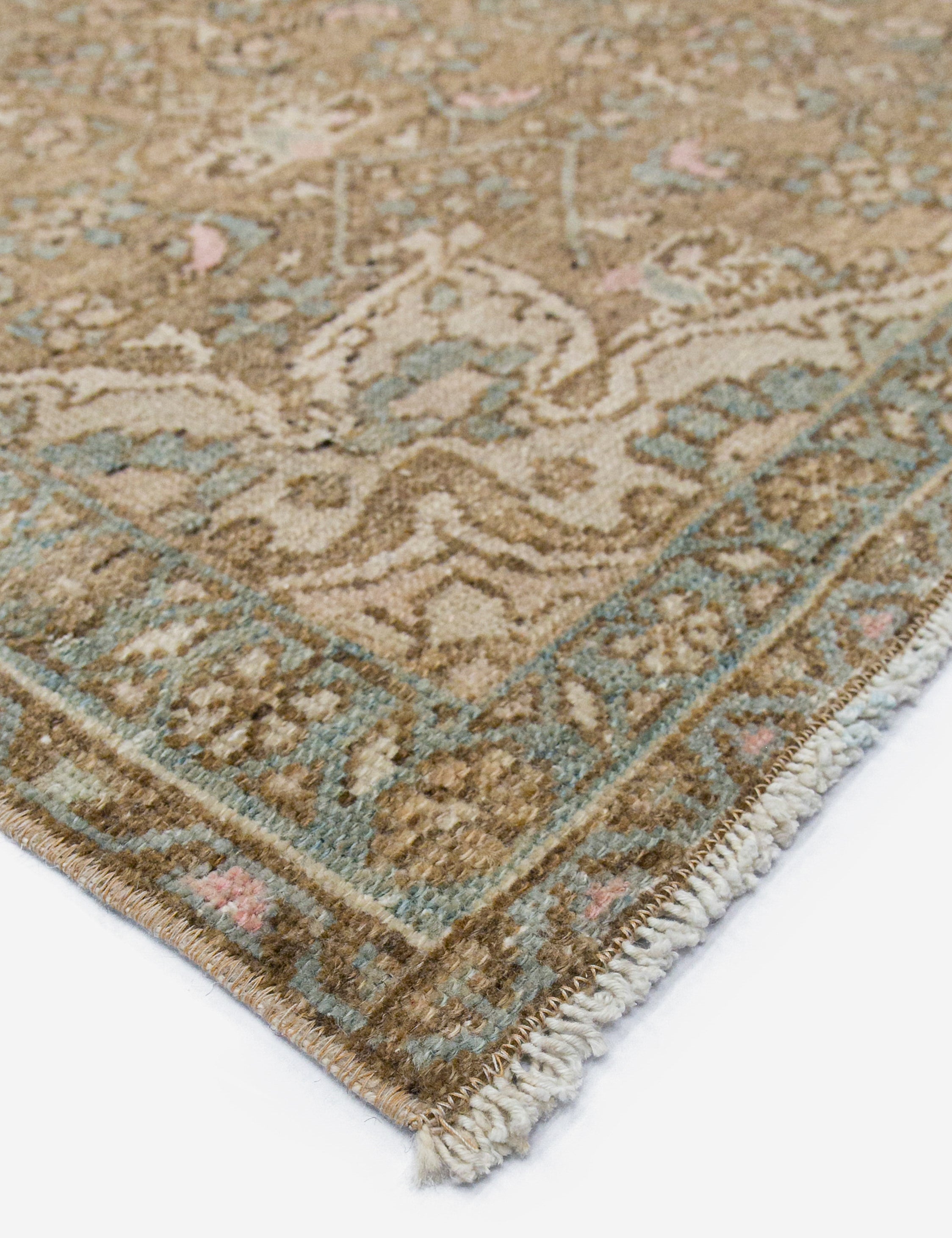 Vintage Turkish Hand-Knotted Wool Rug No. 445, 3'8