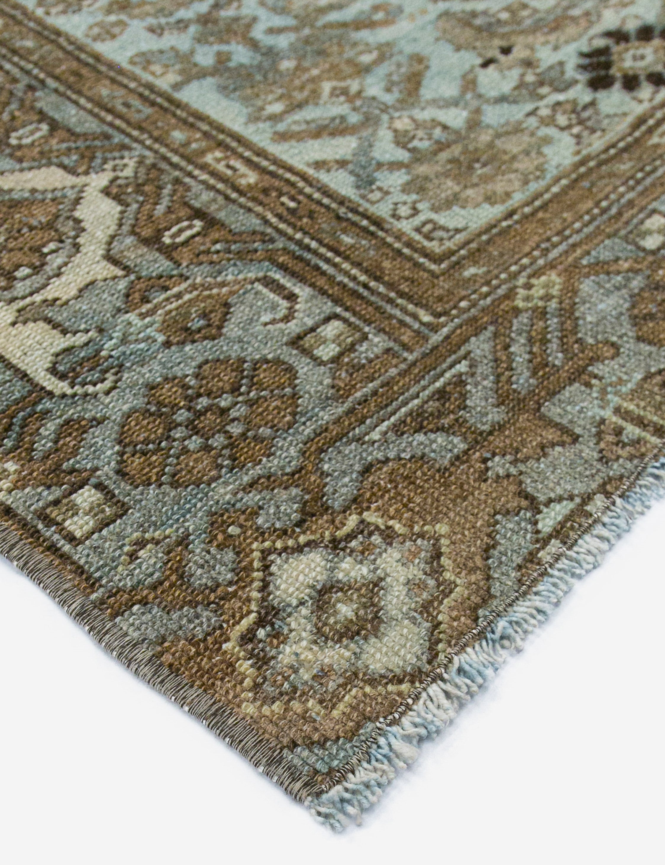 Vintage Turkish Hand-Knotted Wool Rug No. 447, 3'11