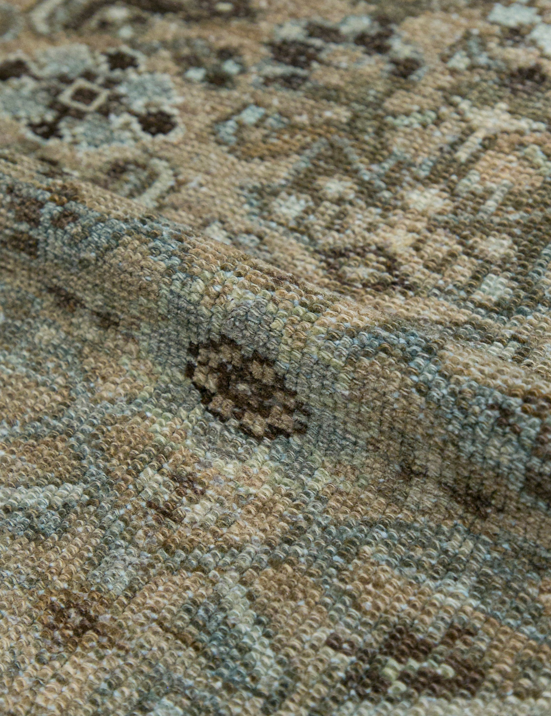 Vintage Turkish Hand-Knotted Wool Rug No. 447, 3'11