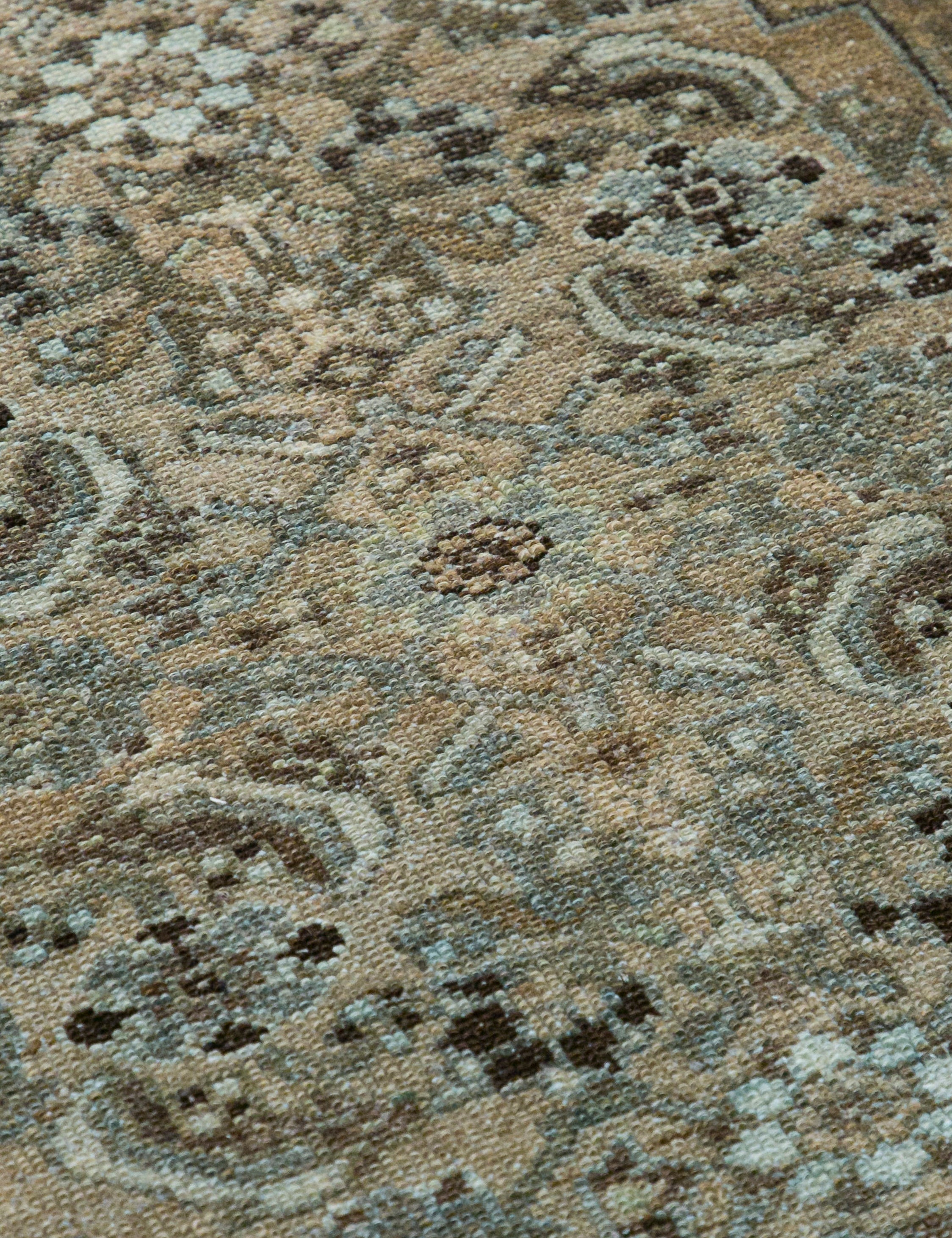 Vintage Turkish Hand-Knotted Wool Rug No. 447, 3'11