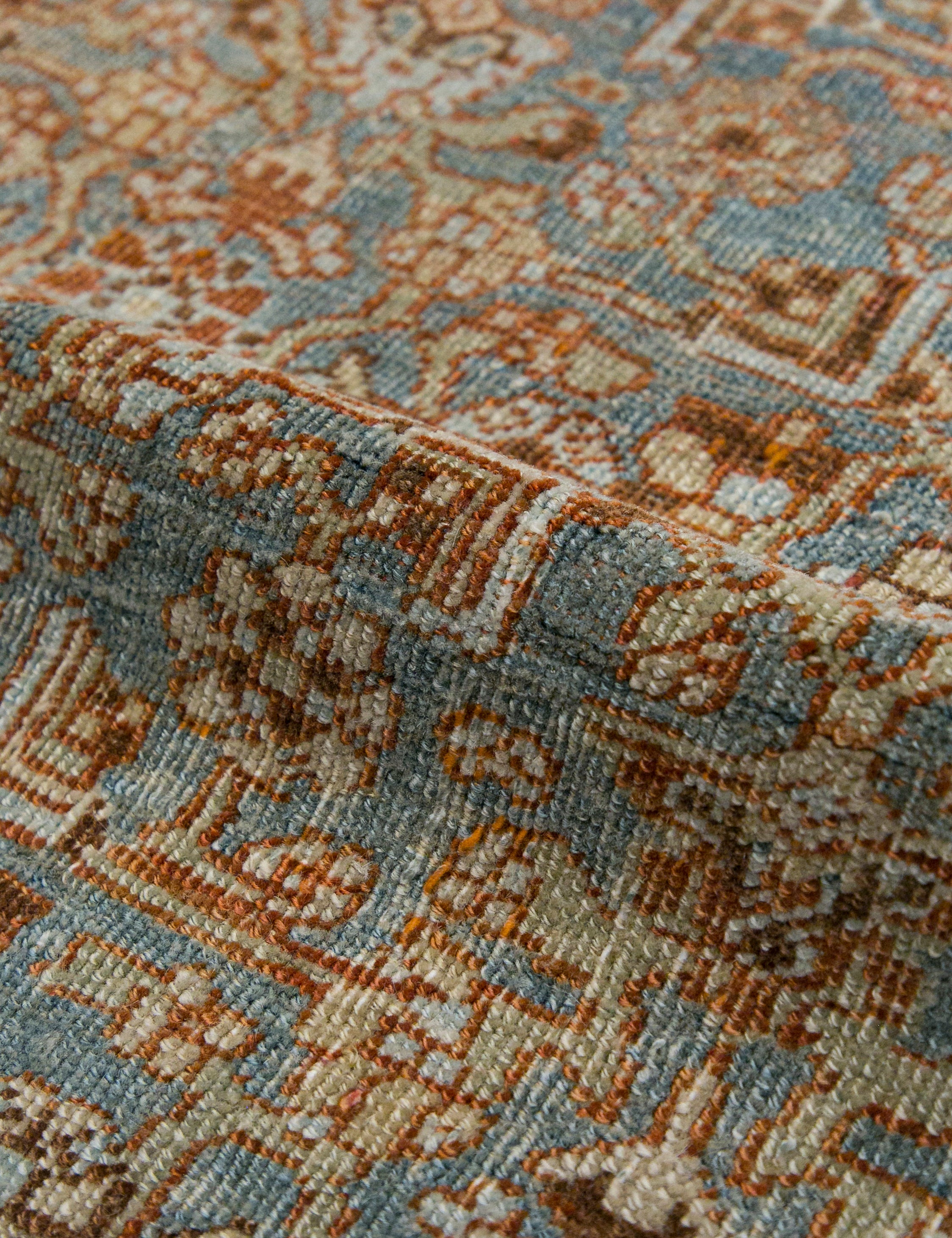 Vintage Turkish Hand-Knotted Wool Rug No. 448, 3'8