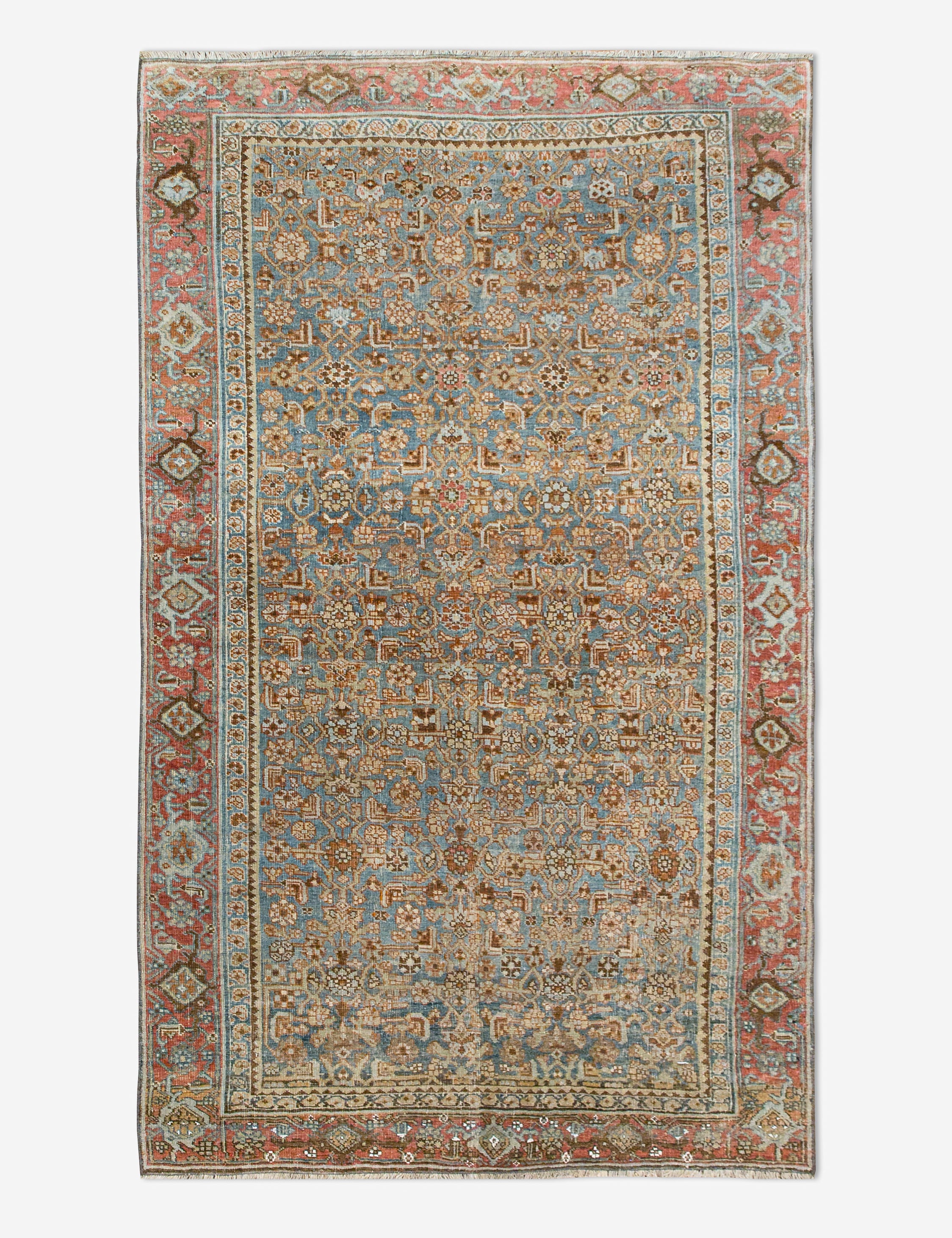 Vintage Turkish Hand-Knotted Wool Rug No. 448, 3'8