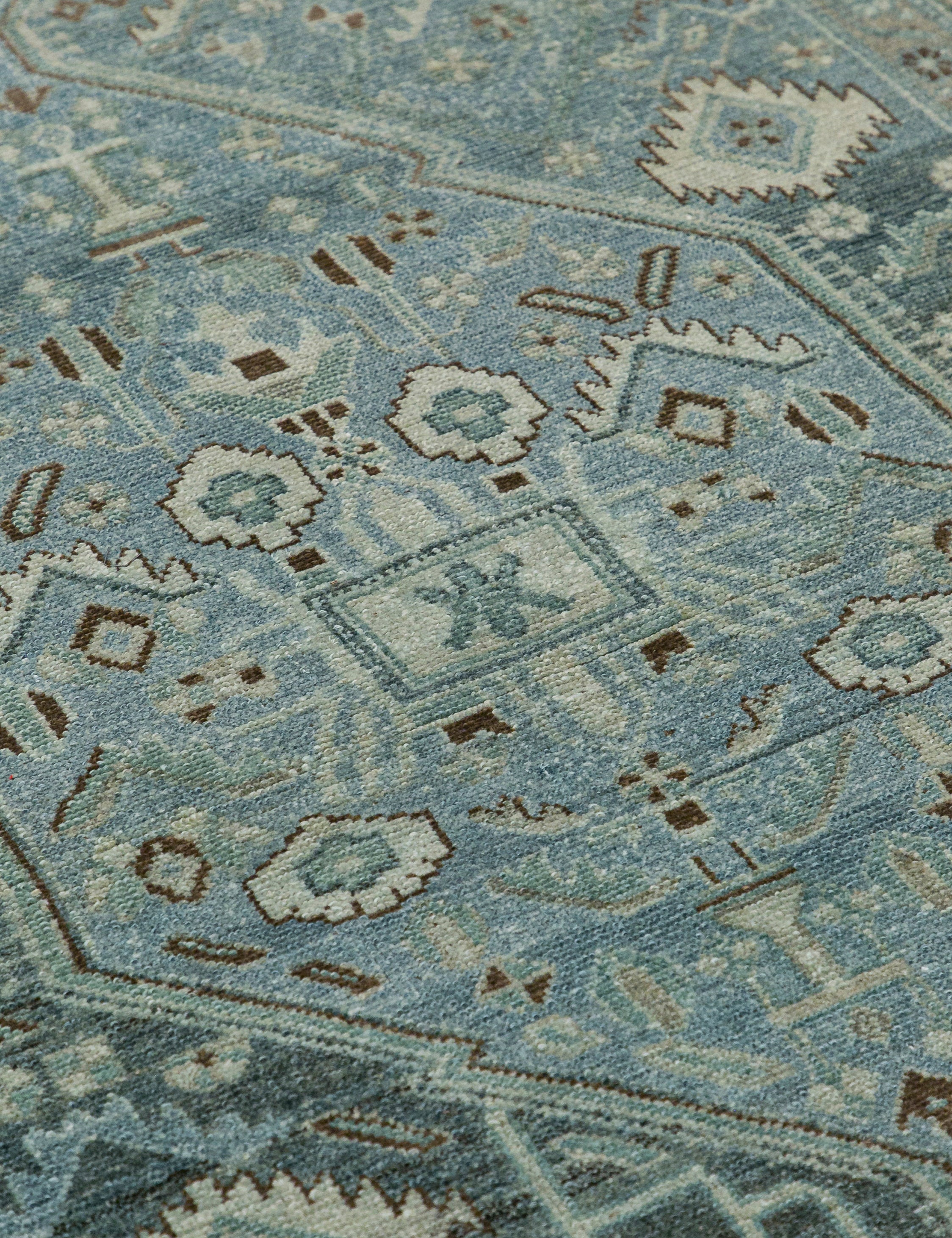 Vintage Turkish Hand-Knotted Wool Rug No. 451, 4'3