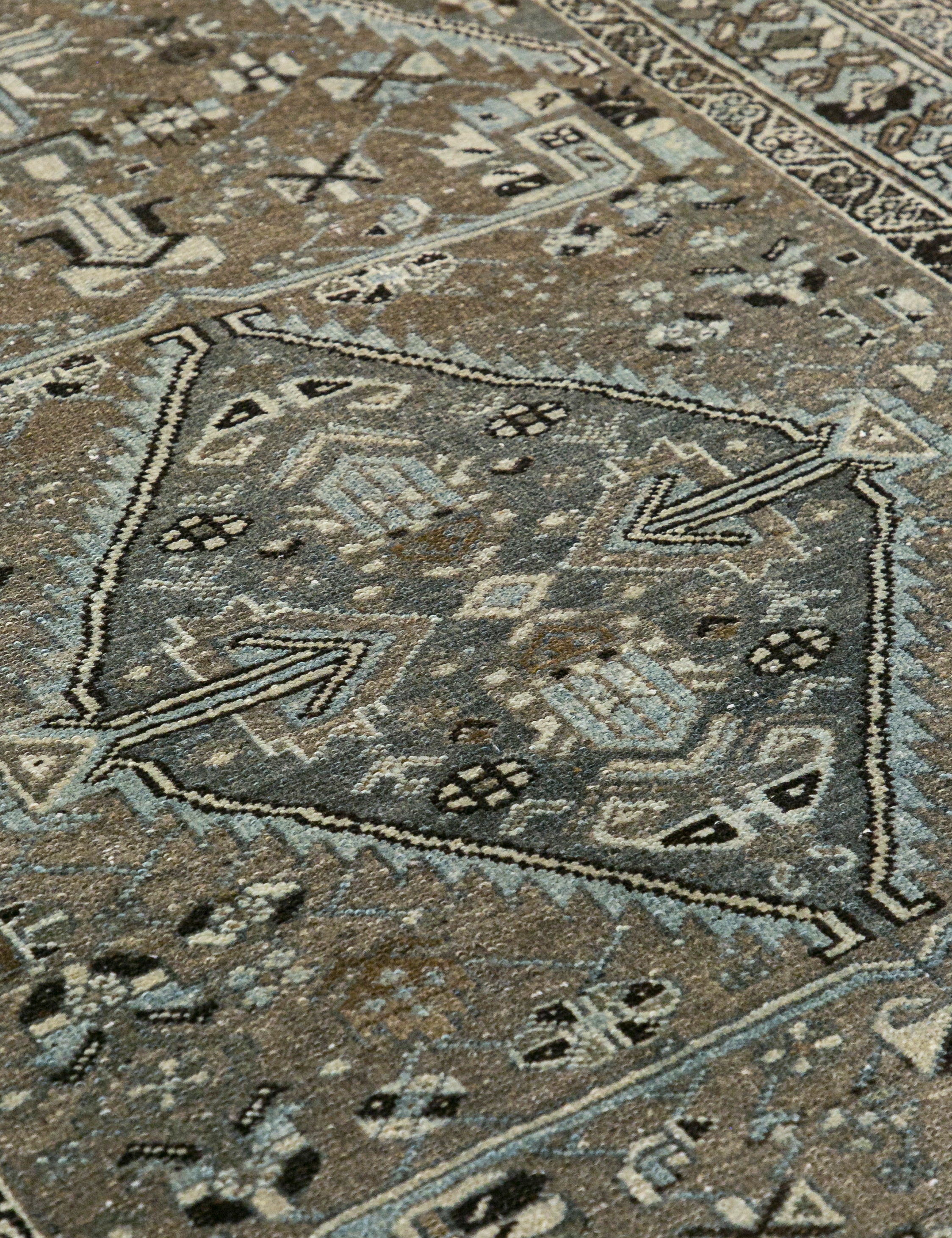 Vintage Turkish Hand-Knotted Wool Rug No. 453, 4'2