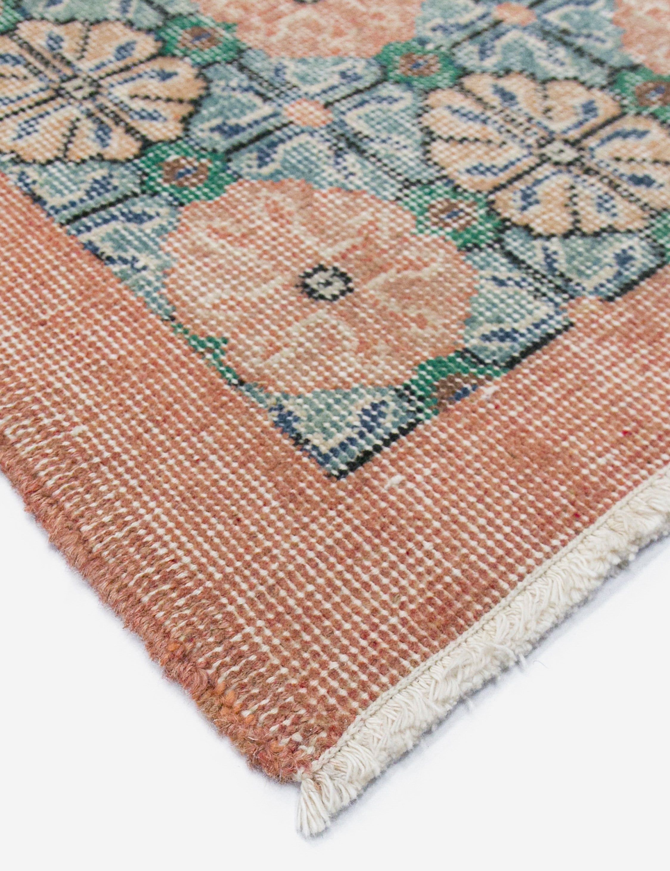 Vintage Turkish Hand-Knotted Wool Rug No. 454, 3'12