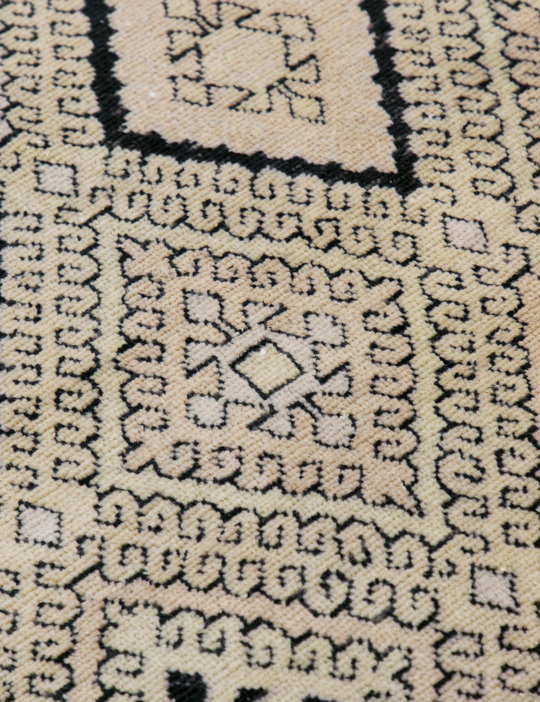 Vintage Turkish Hand-Knotted Wool Rug No. 456, 4'5