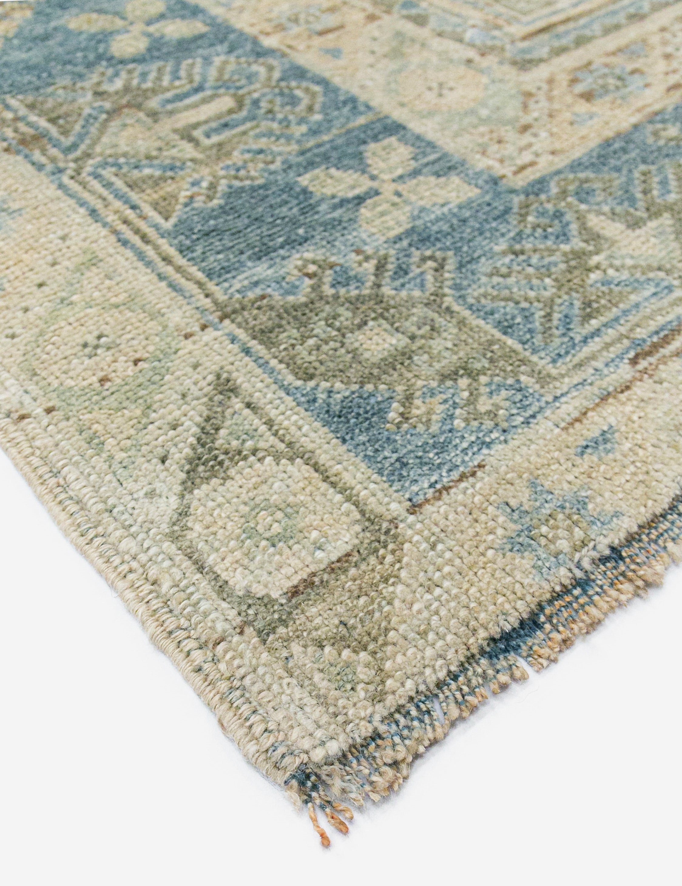 Vintage Turkish Hand-Knotted Wool Rug No. 459, 4'4