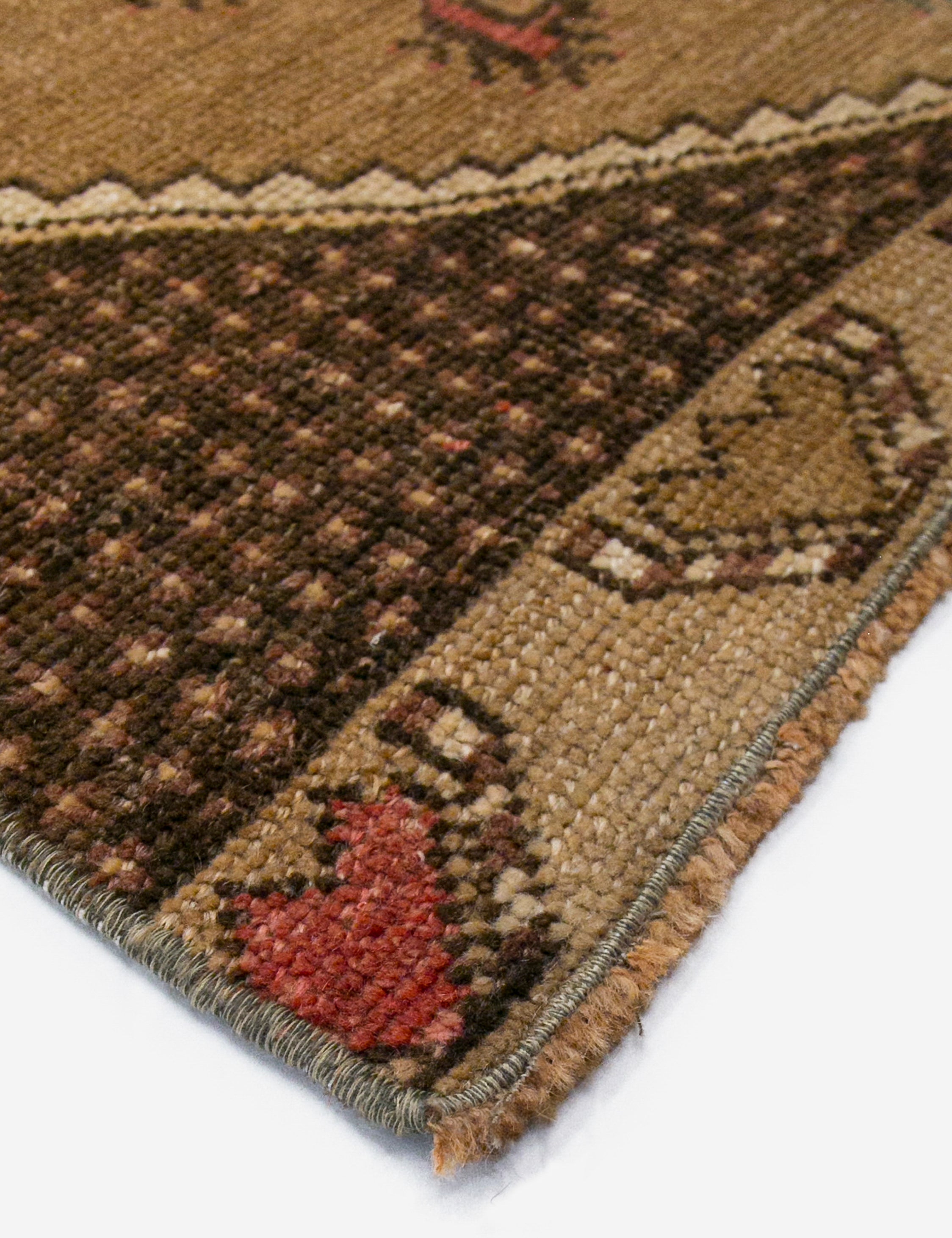 Vintage Turkish Hand-Knotted Wool Runner Rug No. 239, 2'10