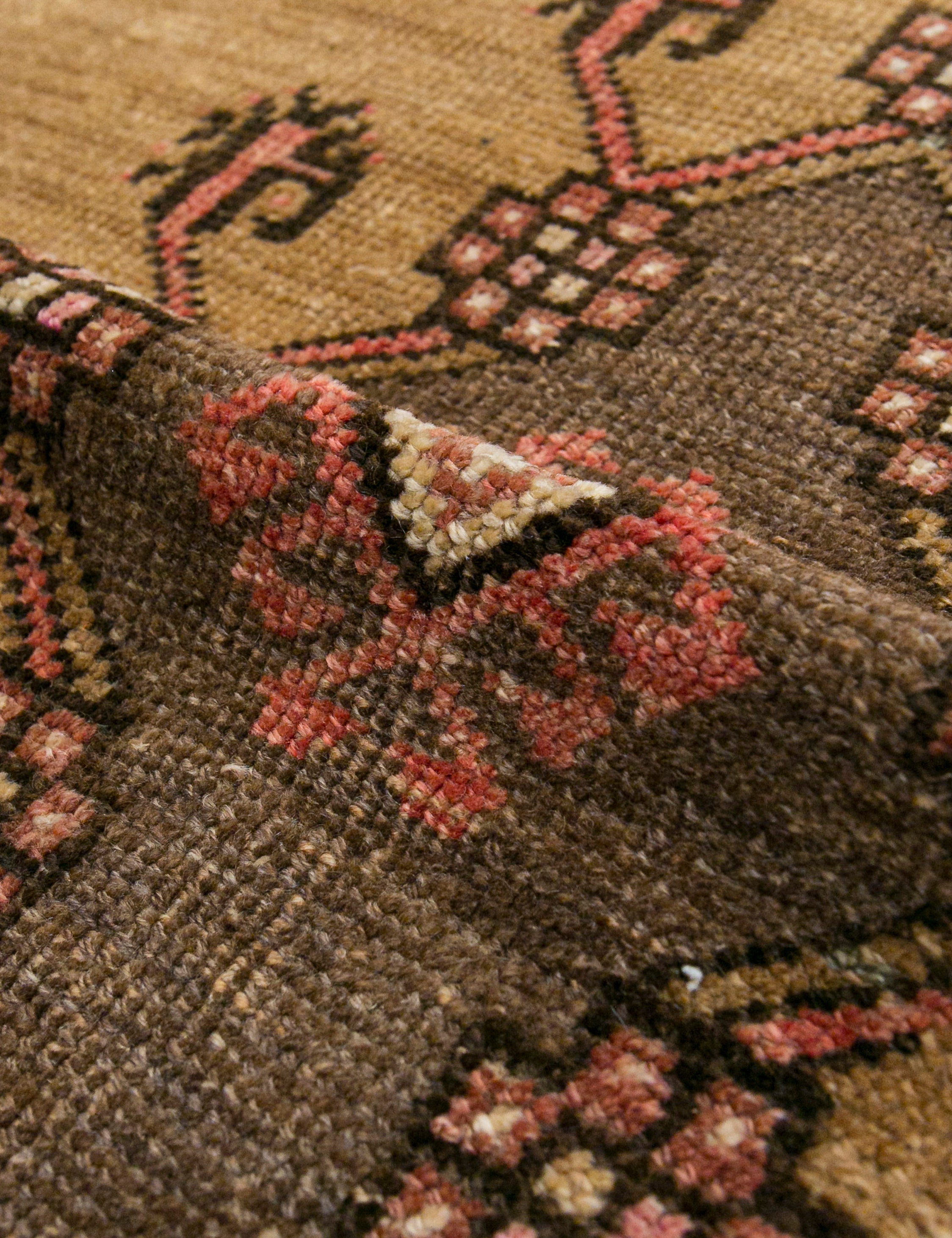 Vintage Turkish Hand-Knotted Wool Runner Rug No. 239, 2'10