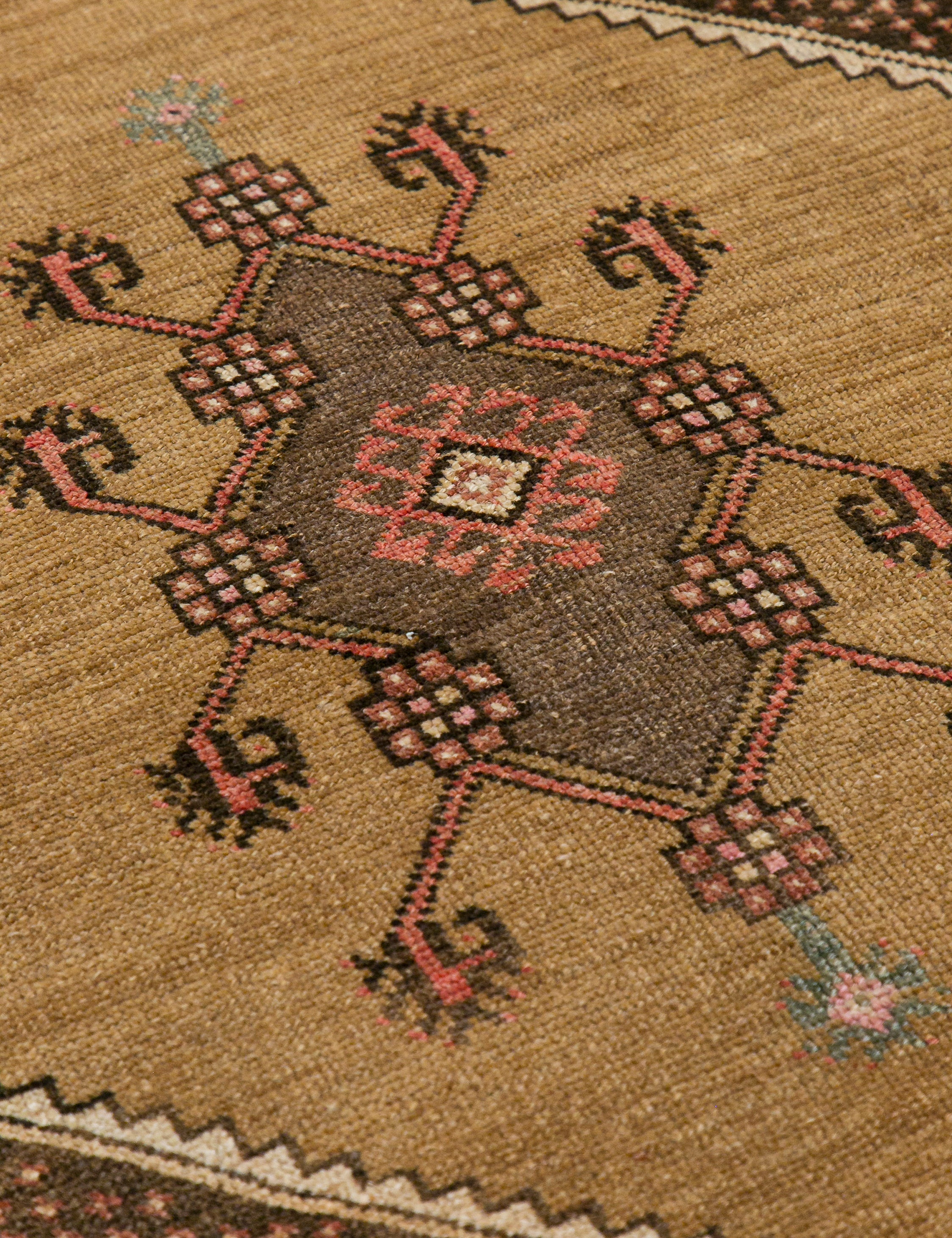 Vintage Turkish Hand-Knotted Wool Runner Rug No. 239, 2'10