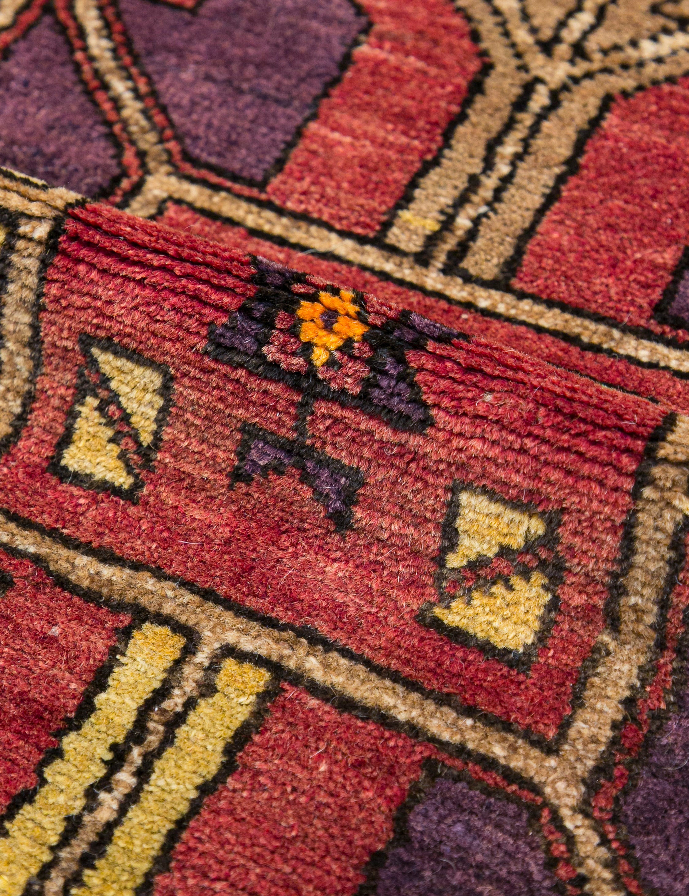 Vintage Turkish Hand-Knotted Wool Runner Rug No. 242, 4' x 14'1