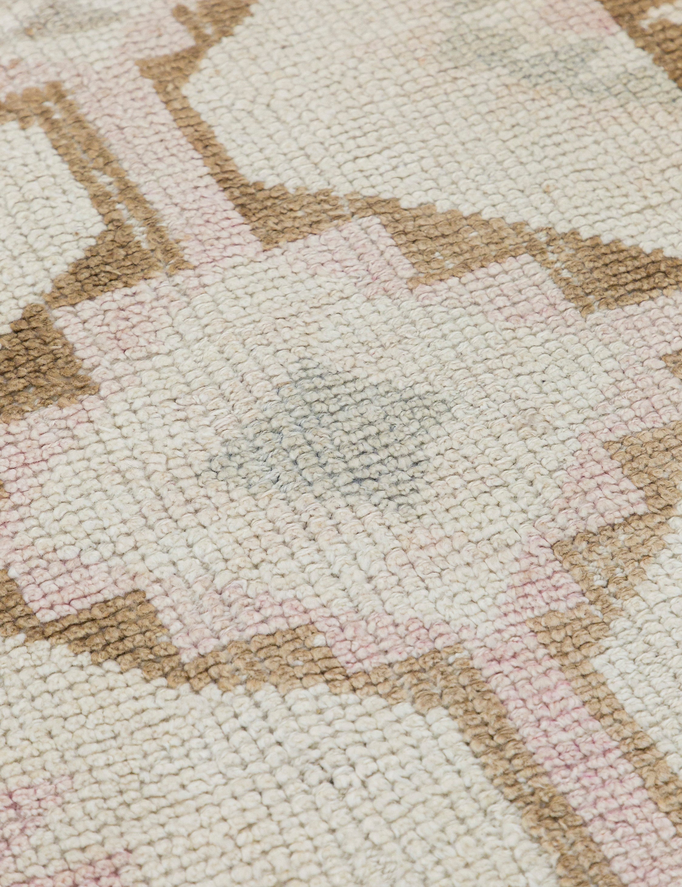 Vintage Turkish Hand-Knotted Wool Runner Rug No. 244, 2'12