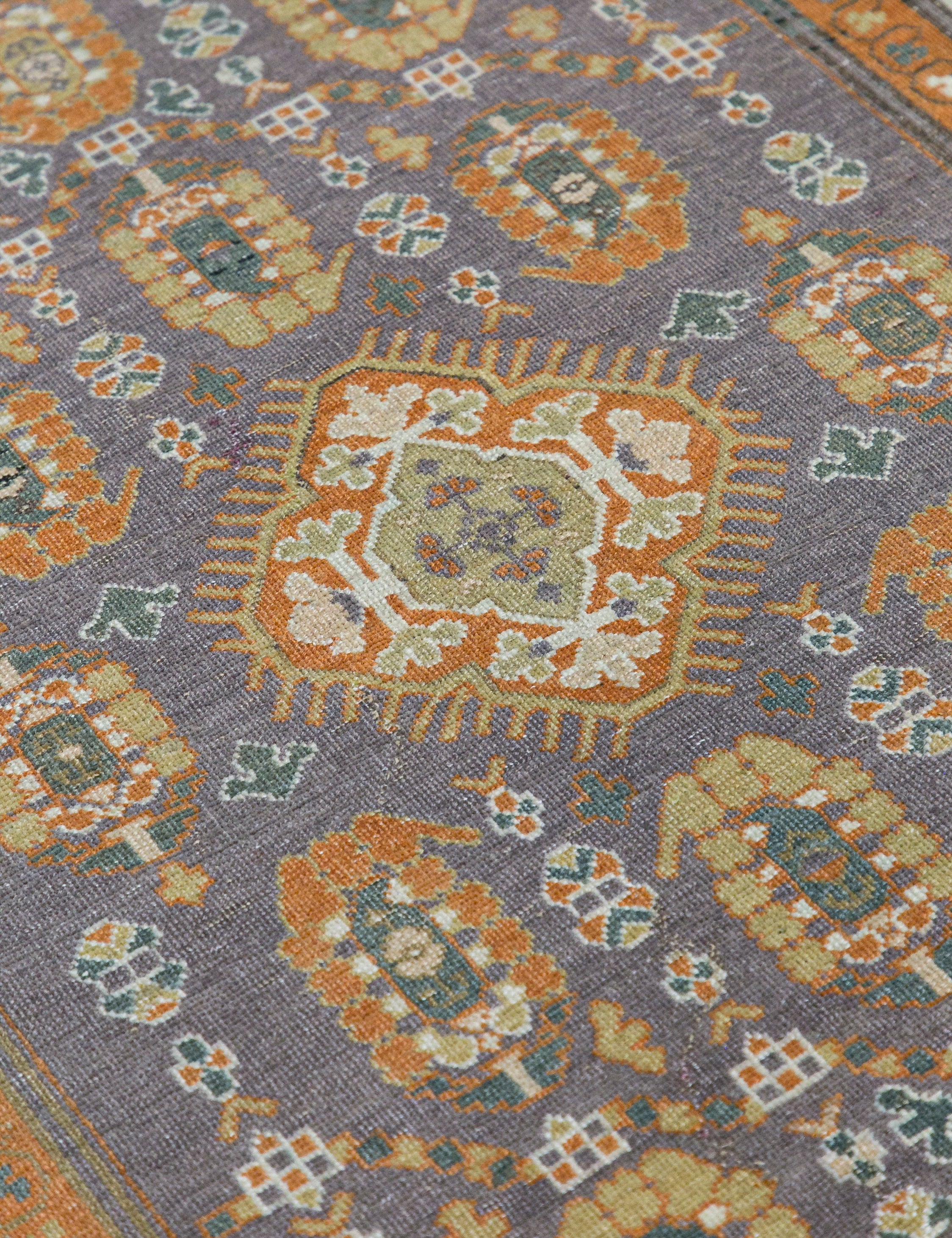 Vintage Turkish Hand-Knotted Wool Rug No. 461, 3'4
