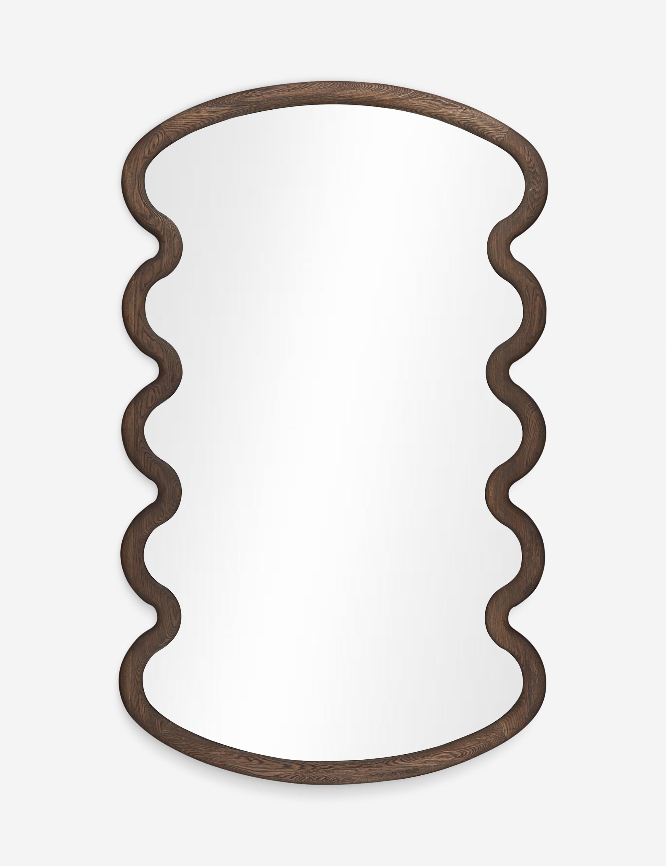 Nanala modern wavy large wall mirror.