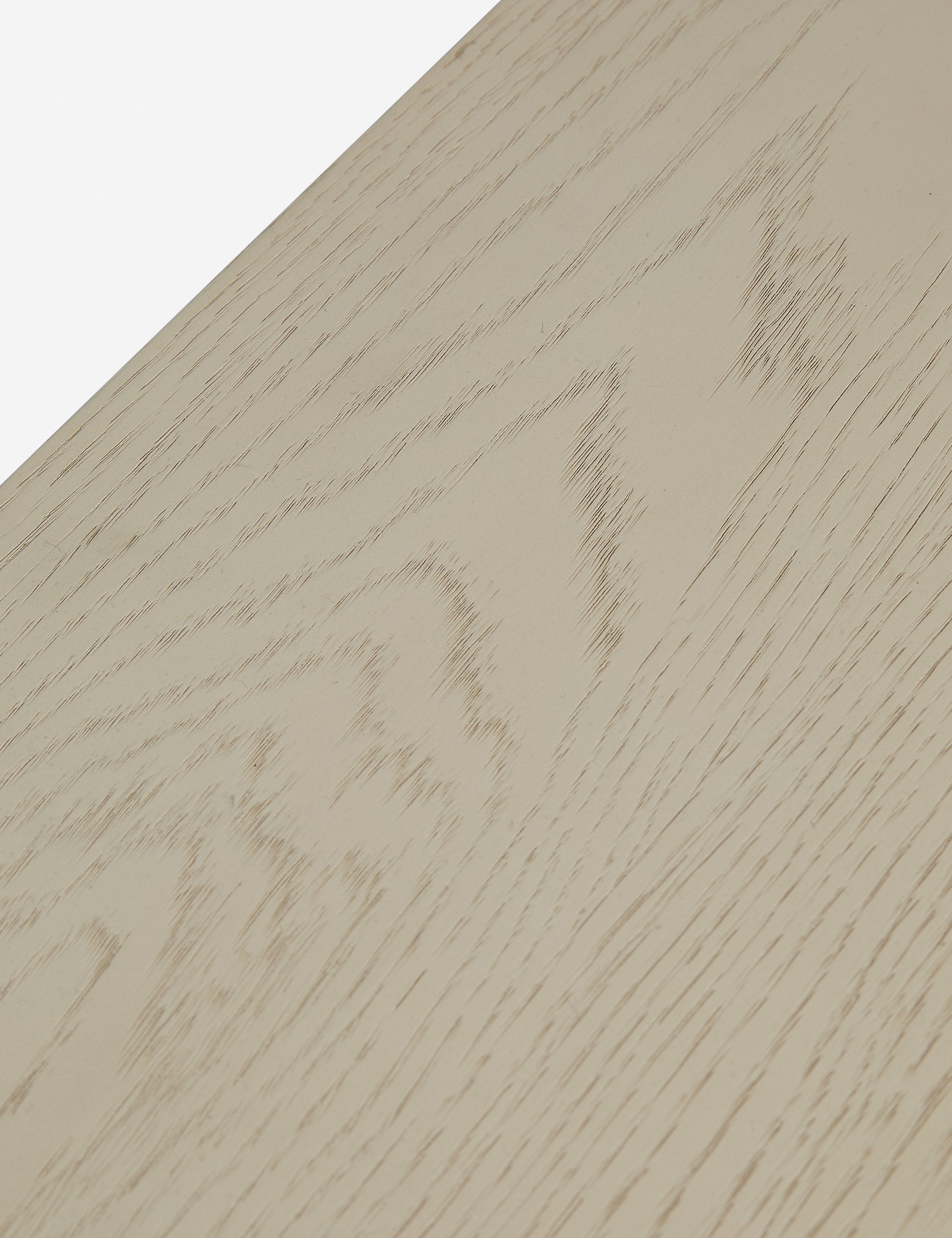 Close up of the Beck grooved light wood nightstand.