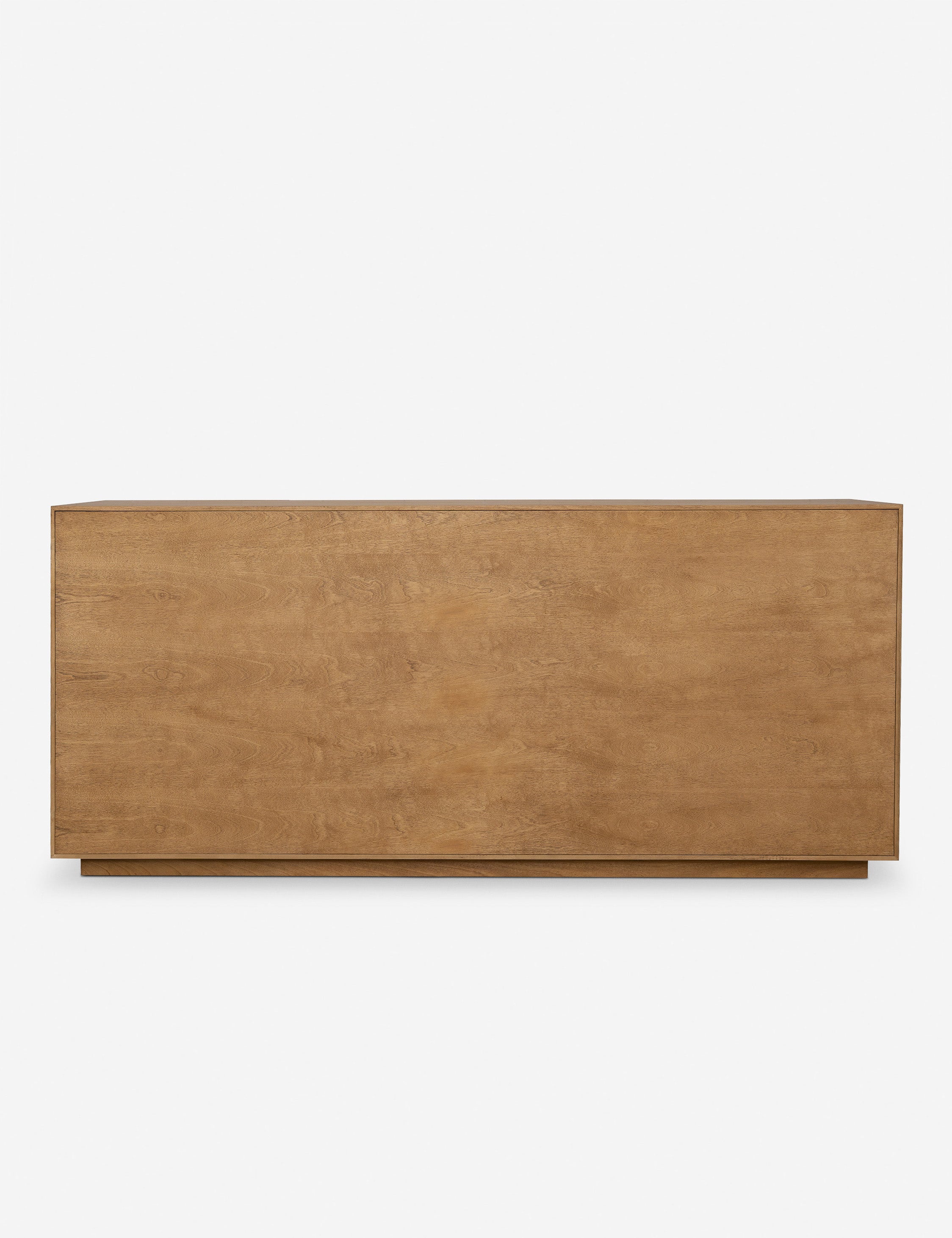 Back of the Fielder mid-century modern 4-door sideboard cabinet.