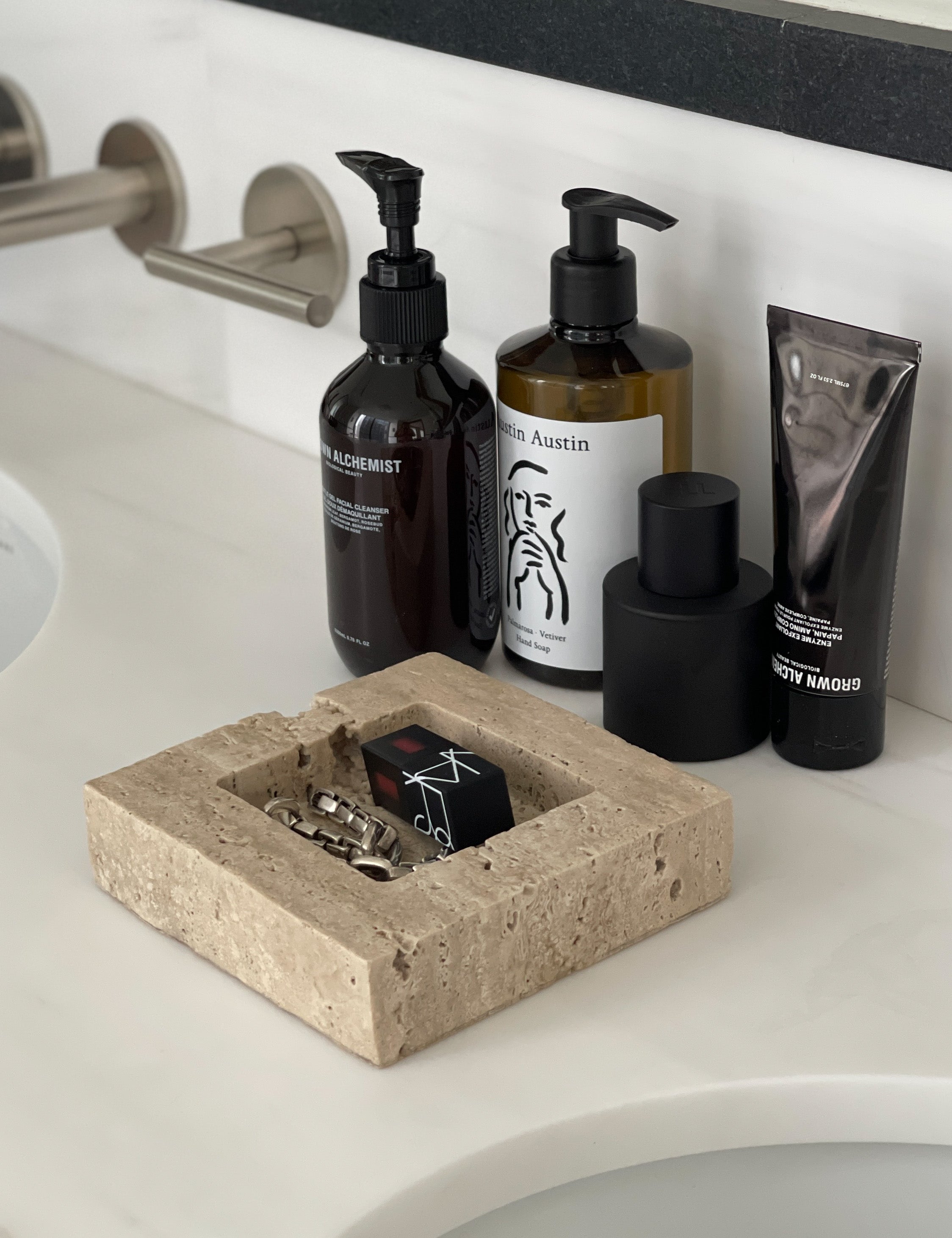 Teo Catchall by Anastasio Home : Travertine