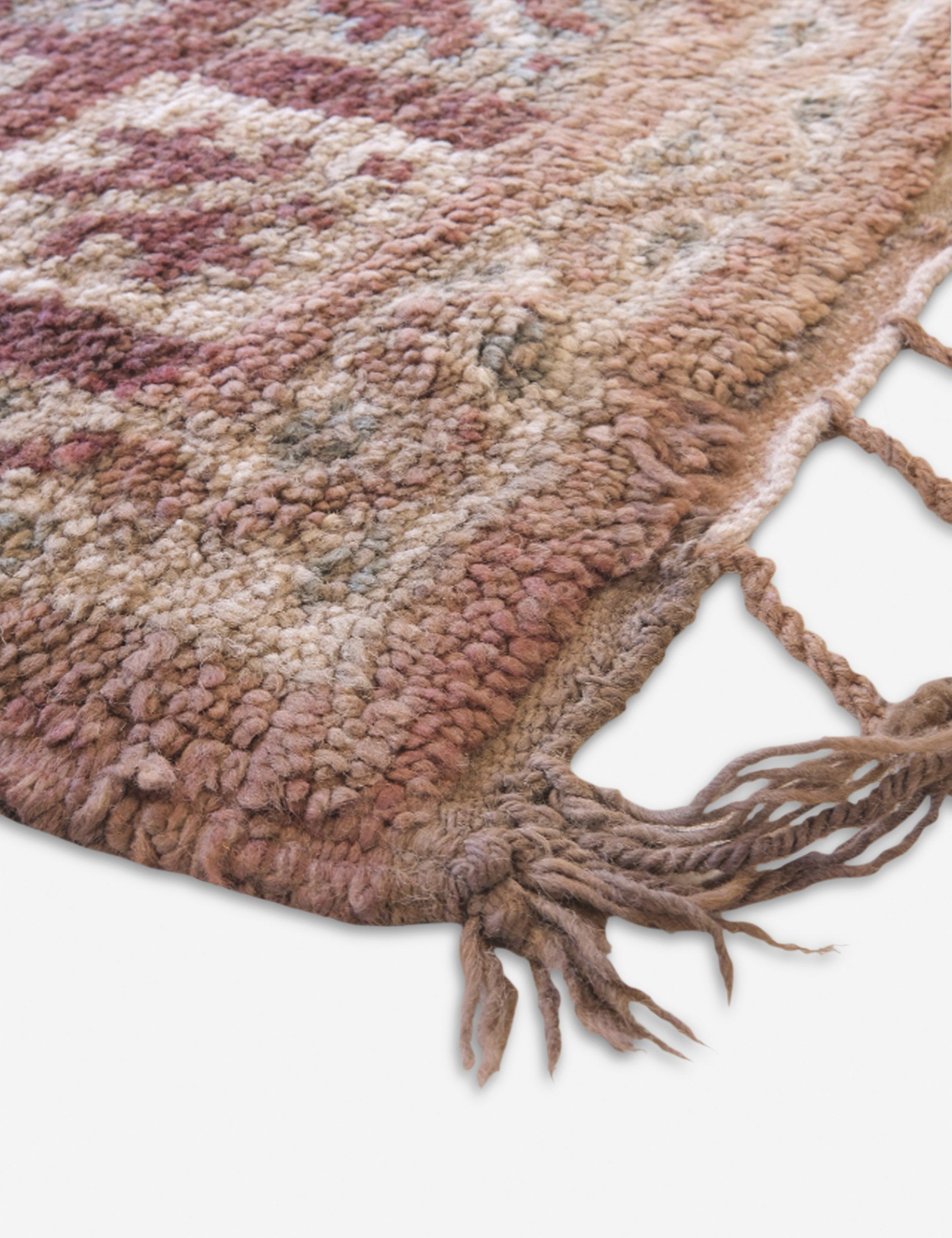 Vintage Moroccan Hand-Knotted Wool Rug No. 50, 6'4 x 15'3