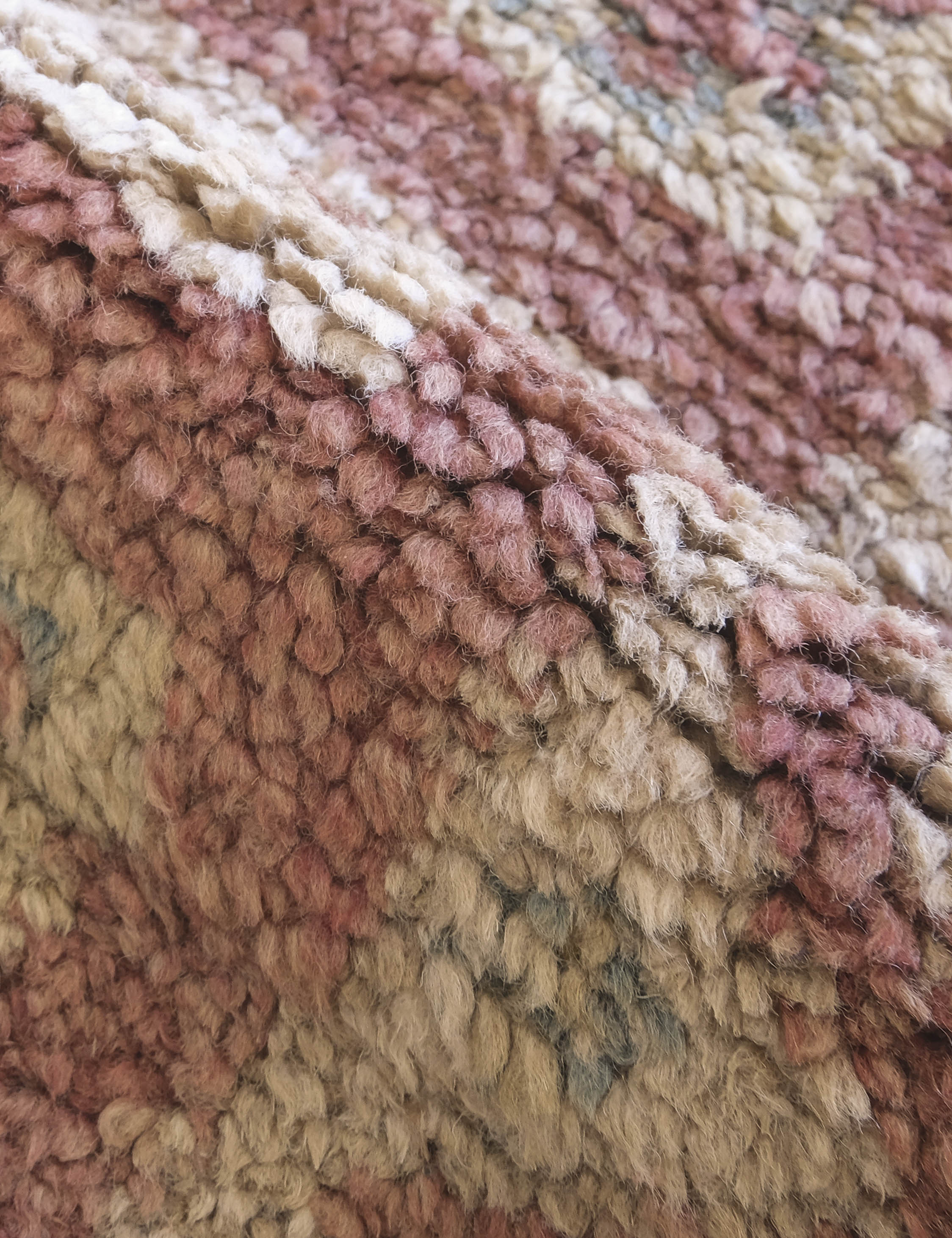 Vintage Moroccan Hand-Knotted Wool Rug No. 50, 6'4 x 15'3