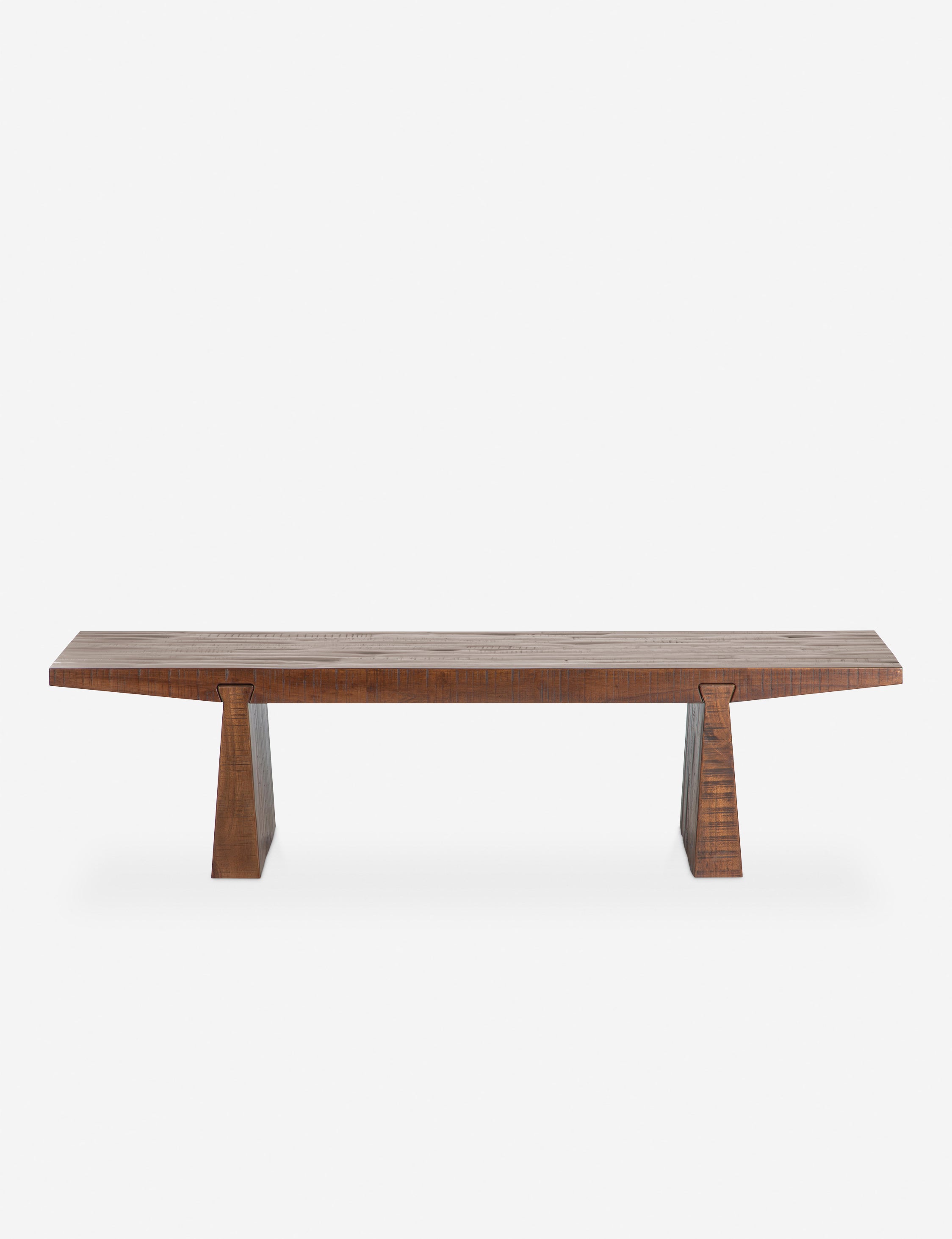 Mclain sculptural reclaimed wood coffee table