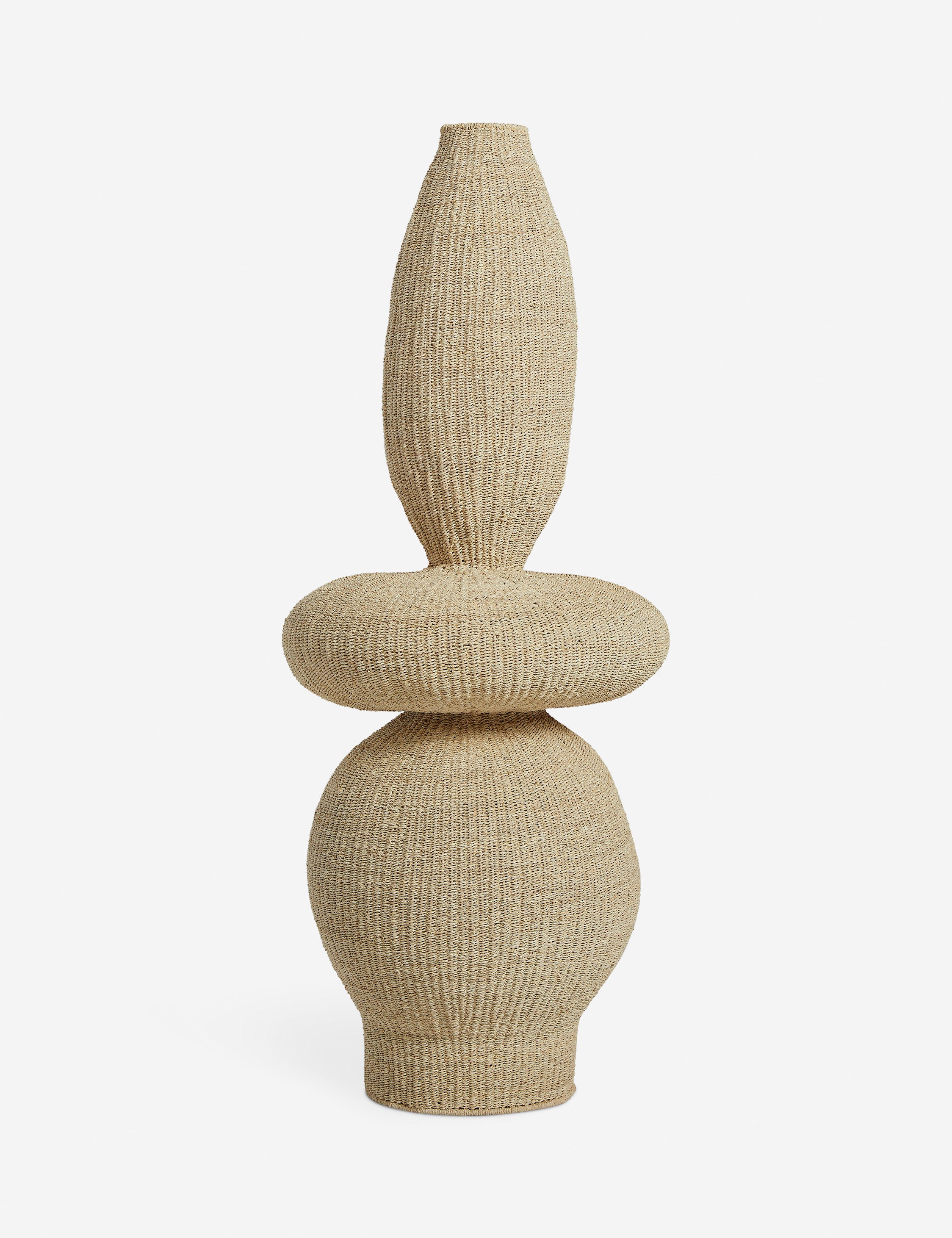 Lilia woven decorative floor vase.