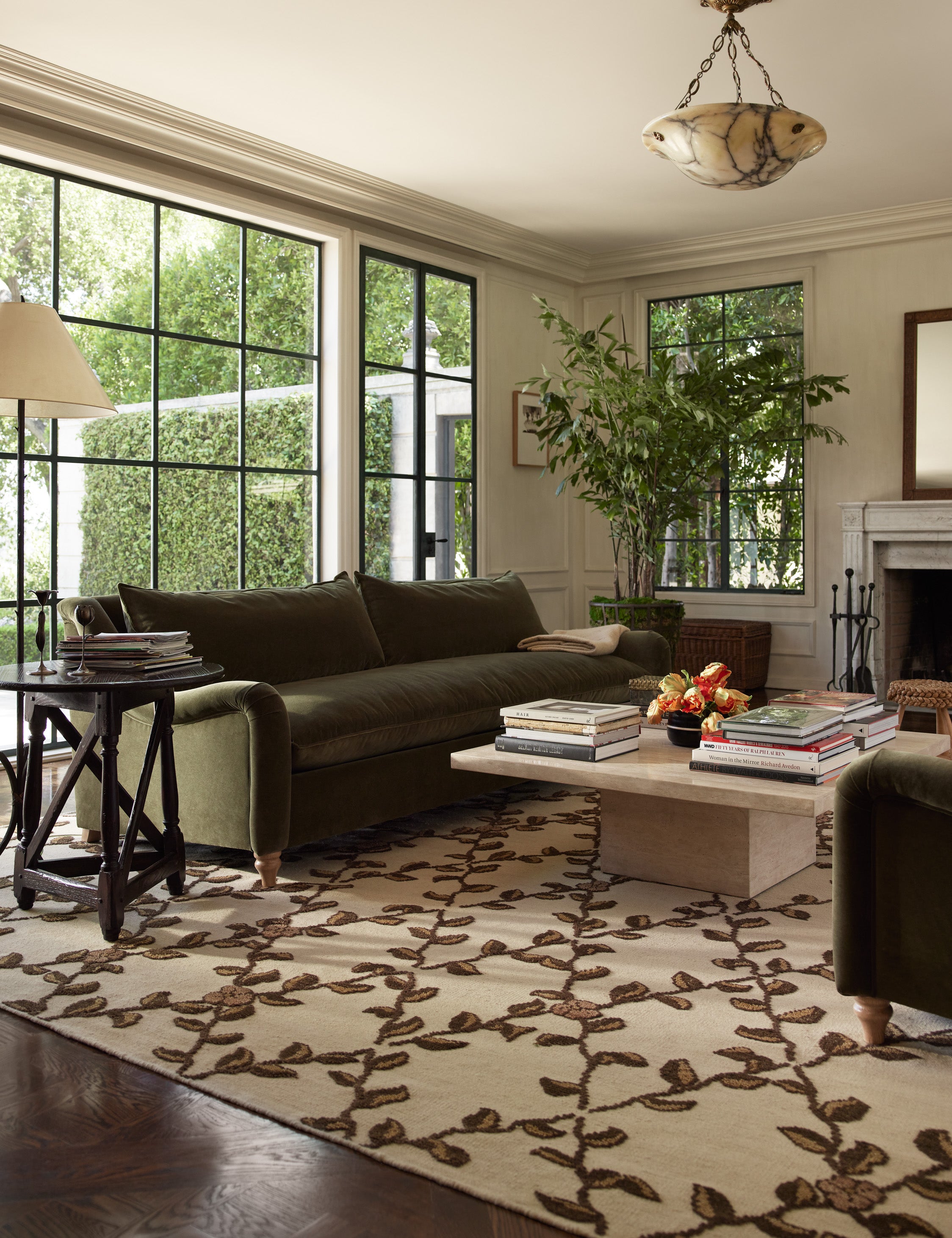 Hennie Sofa : Flax Performance Cotton Weave / 72