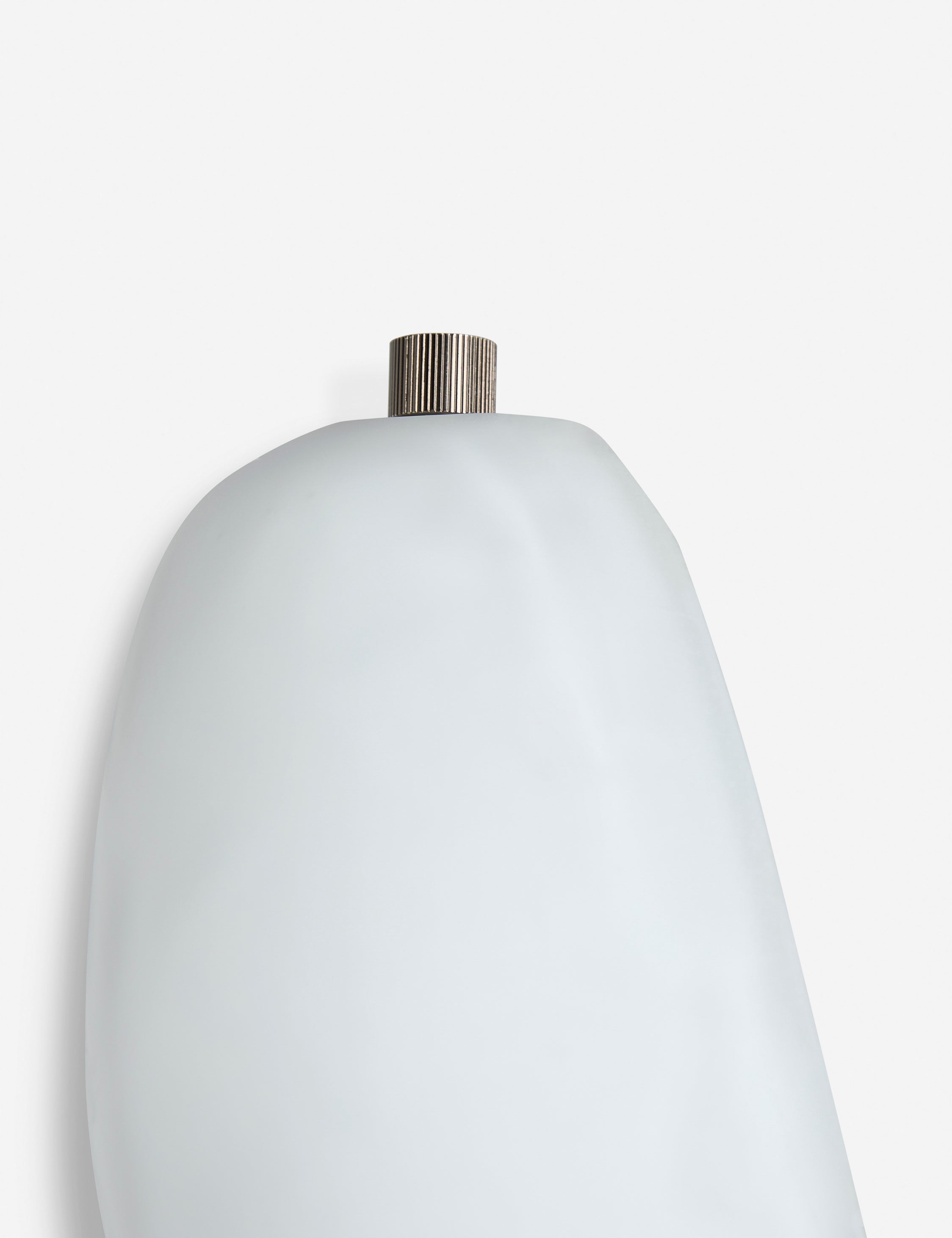 Close up of the Plush Puff sculptural wall sconce light