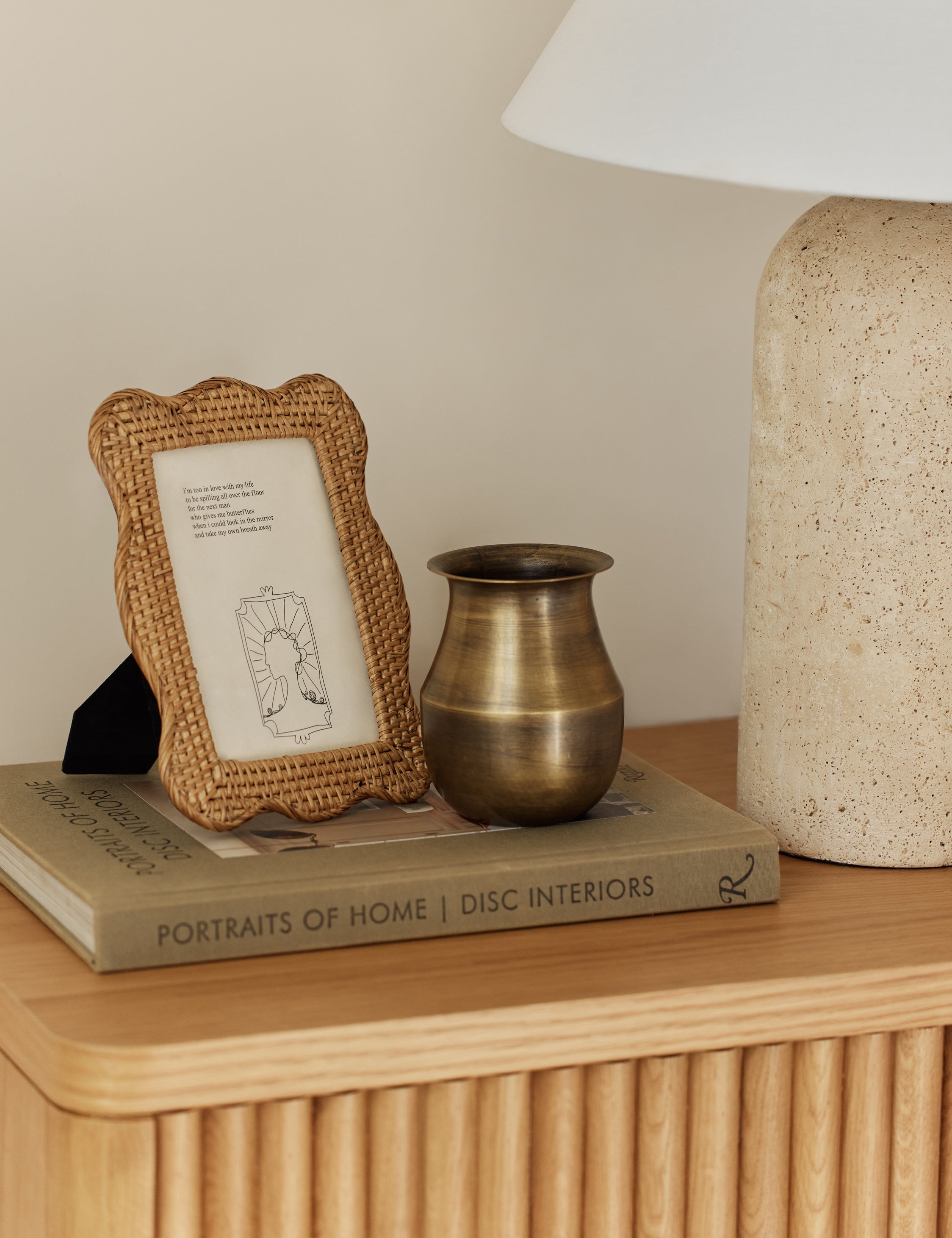 Tyna Rattan Picture Frame : Natural / 4
