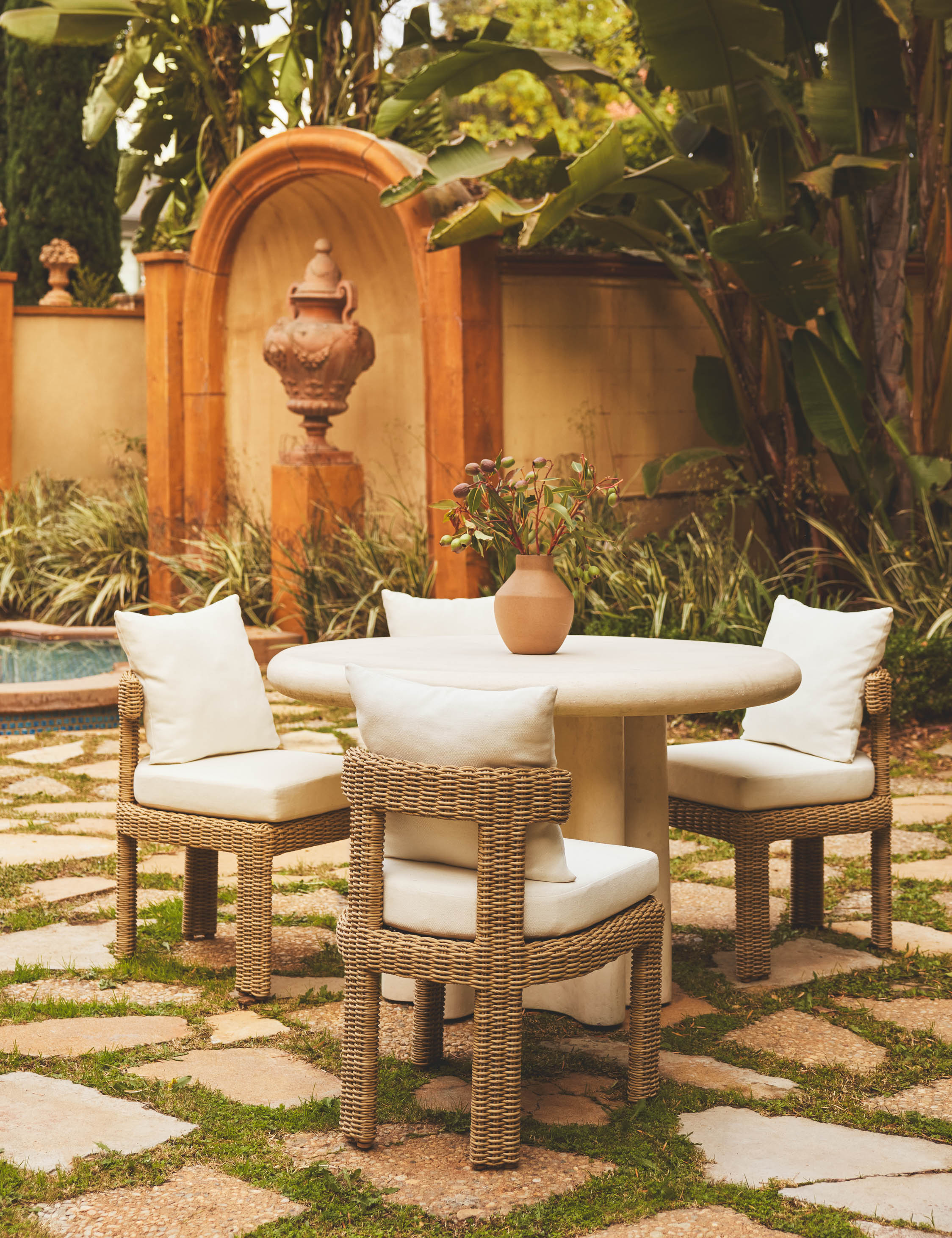 Hadler Outdoor Dining Chair : Espresso