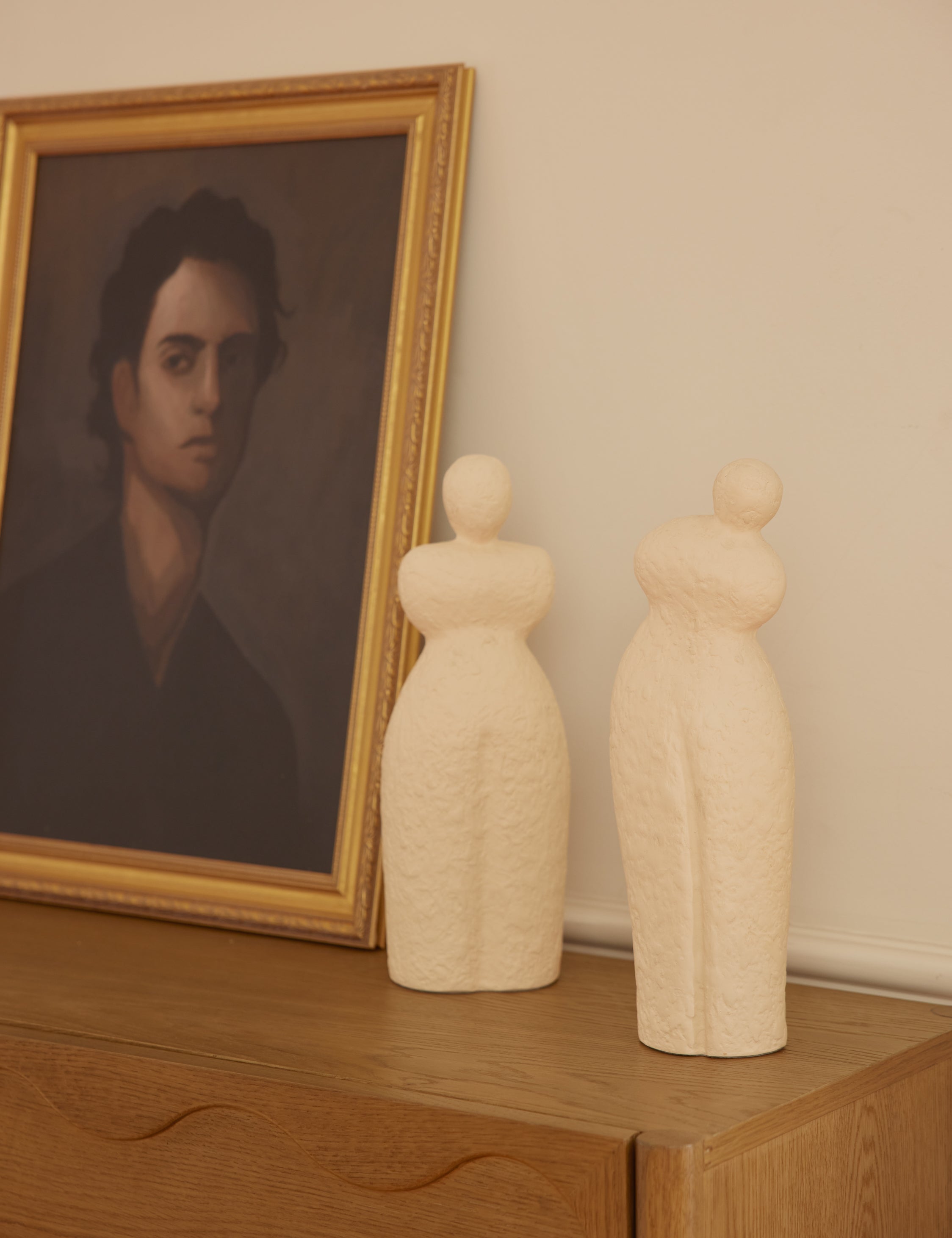 Selenia modern textural figurine sculpture set by Aimee Song