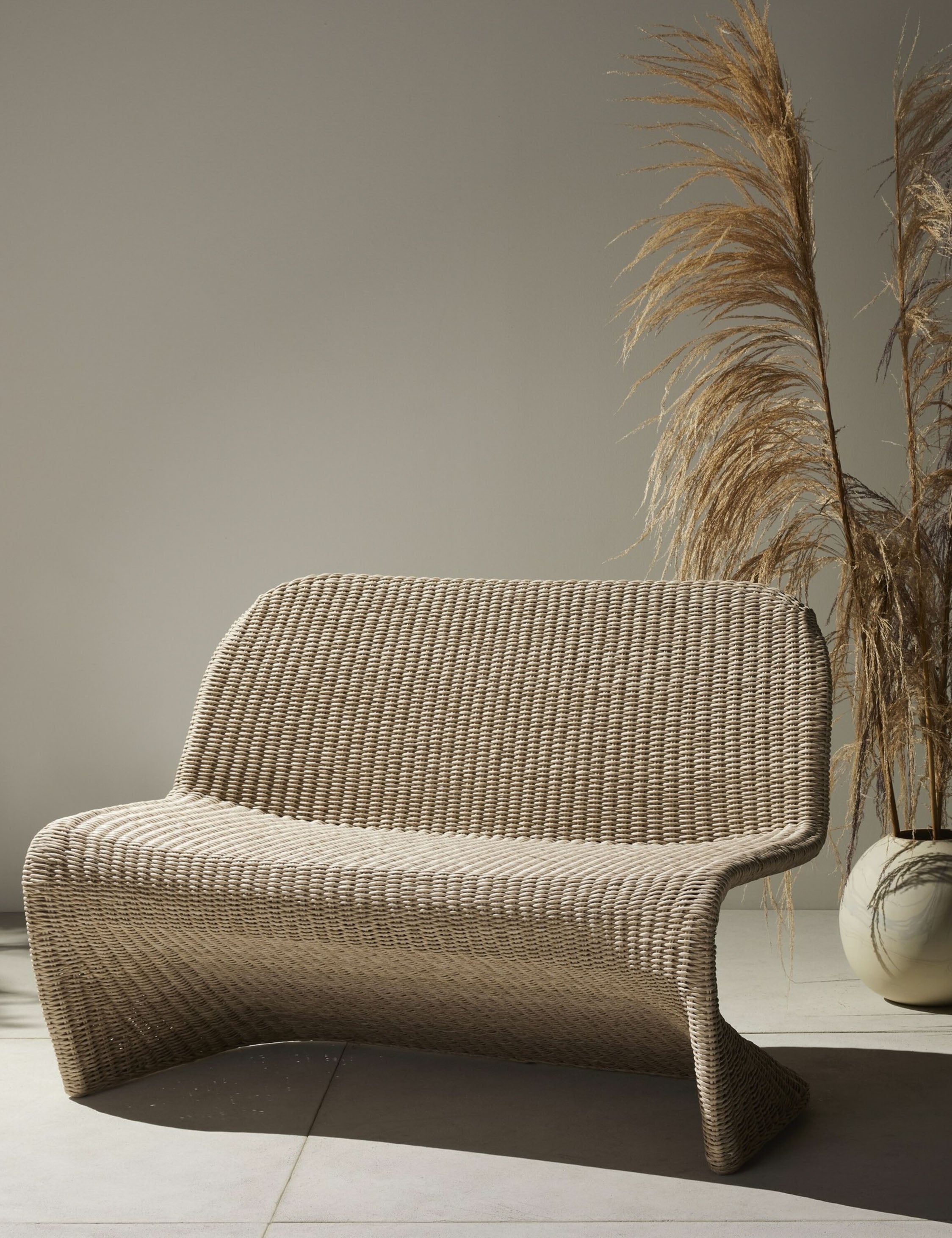 Manila Indoor / Outdoor Dining Bench : Natural