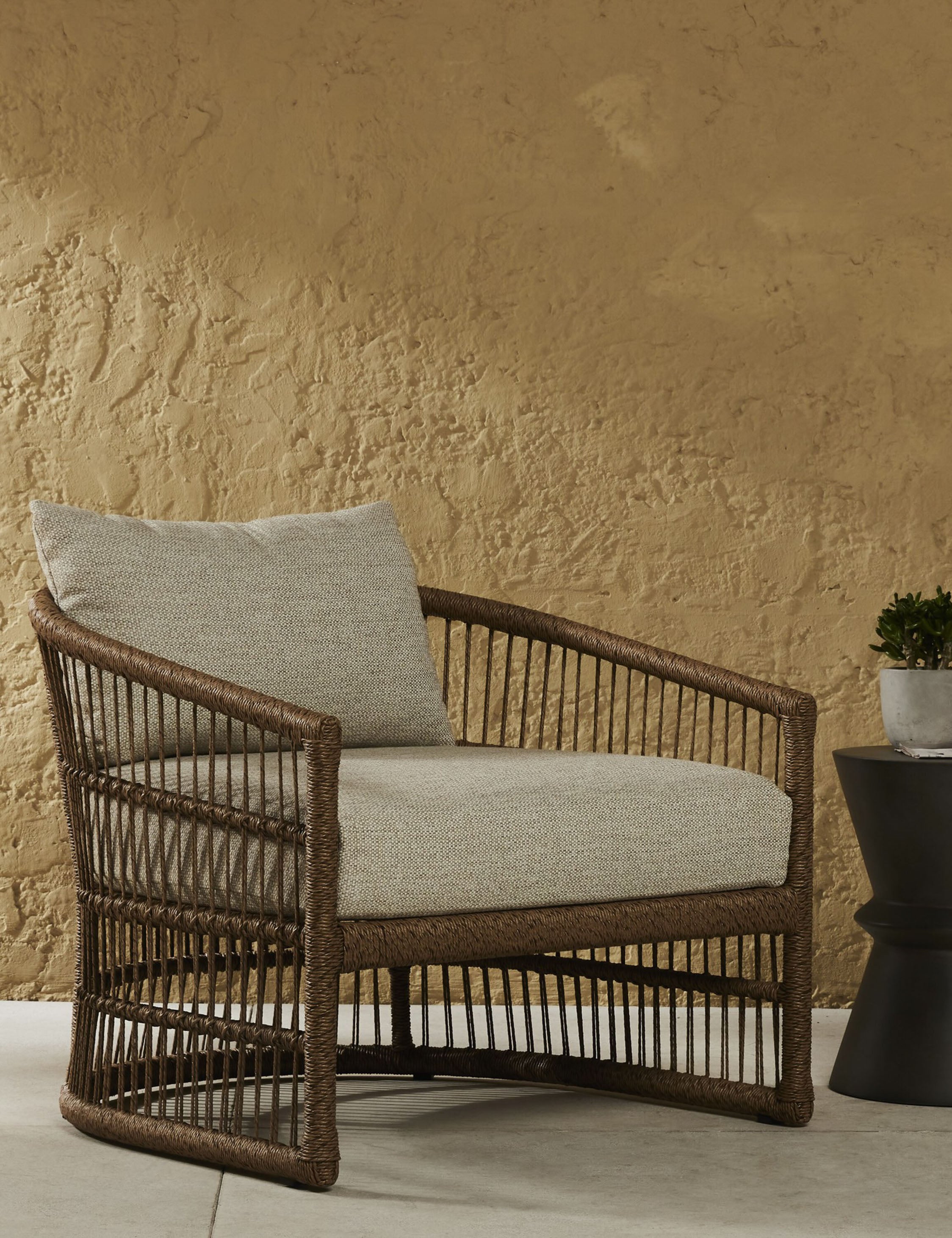 Fahari Outdoor Accent Chair : Natural